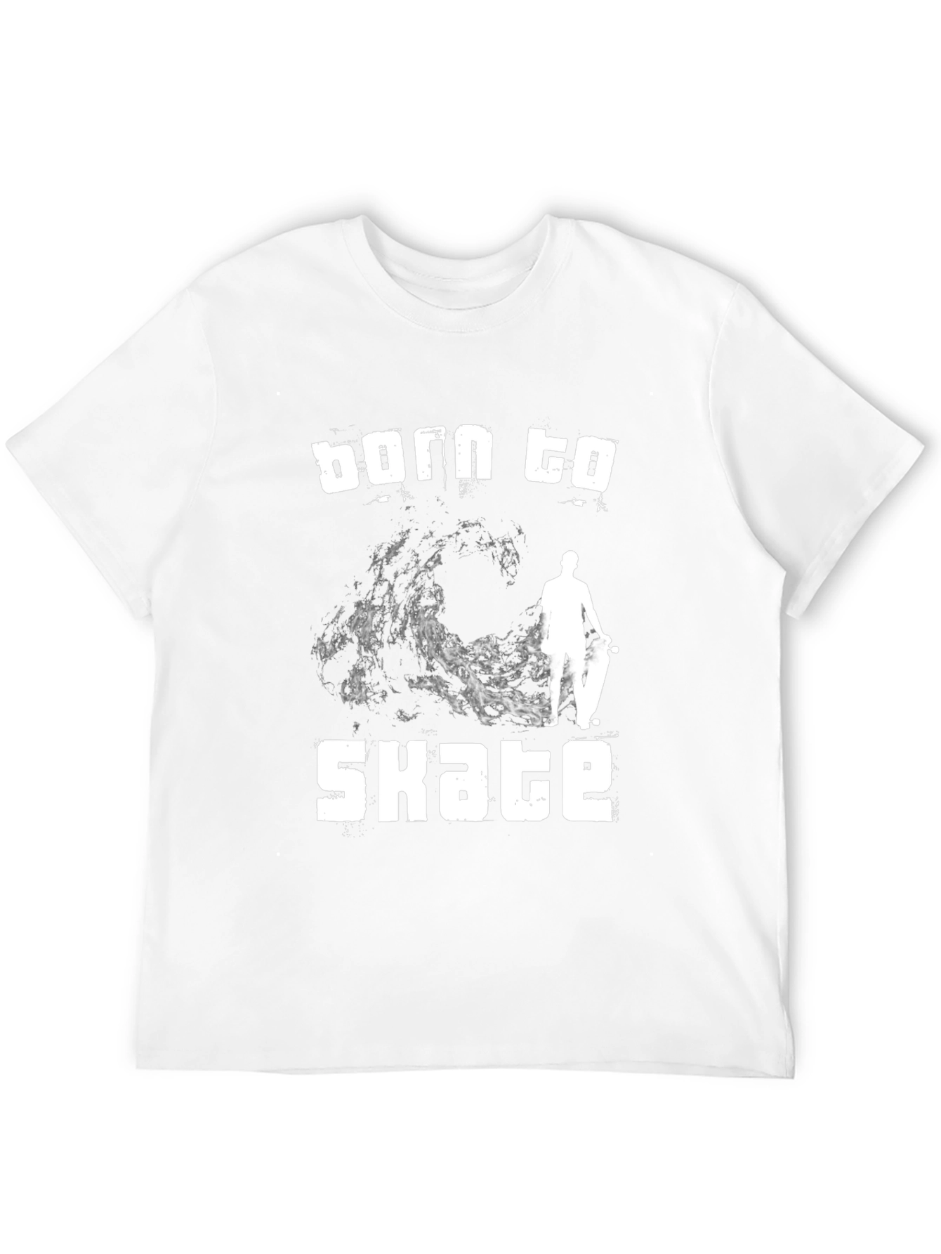 Born to Skate Black Graphic T-Shirt