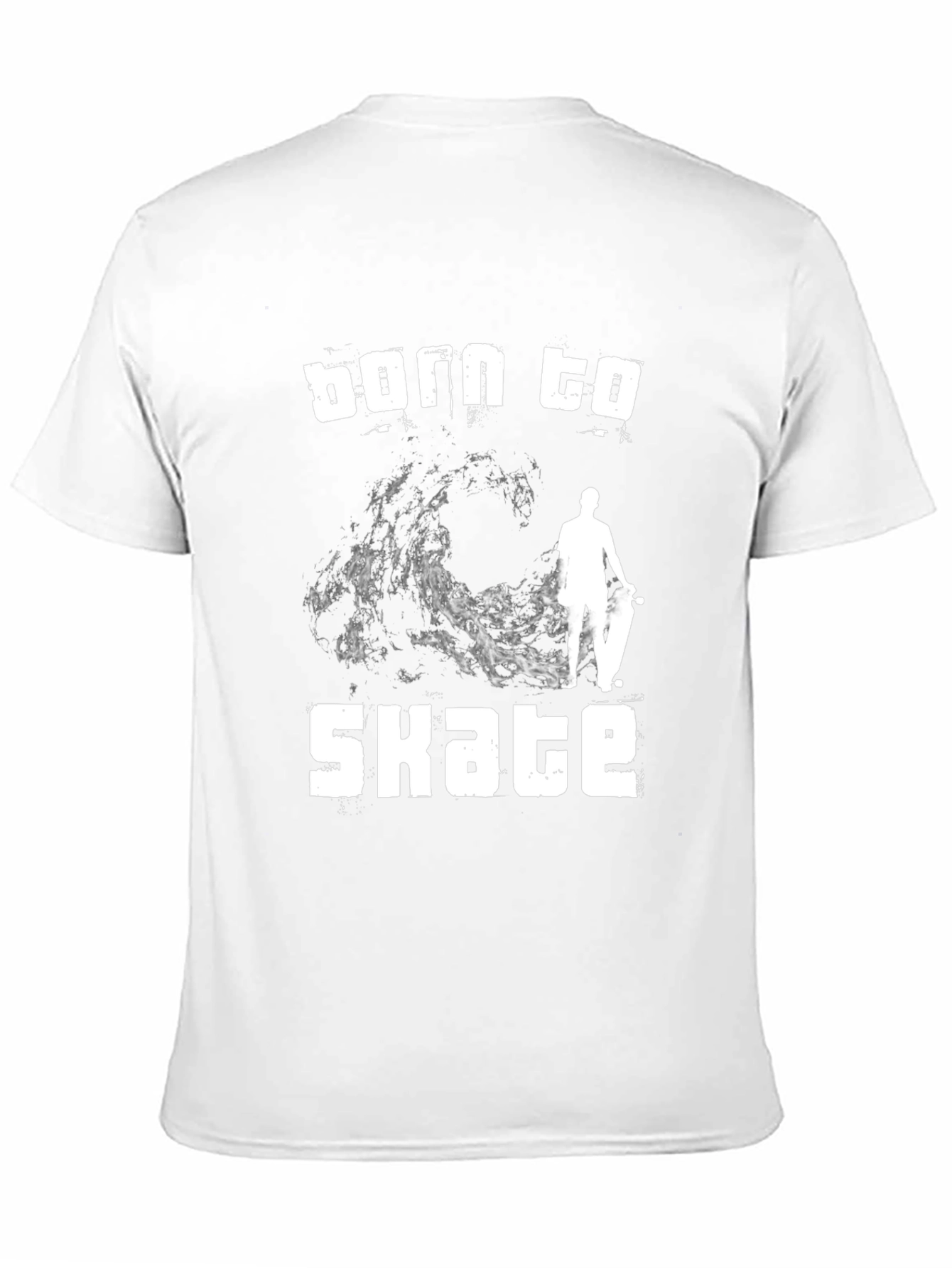 Born to Skate Black Graphic T-Shirt