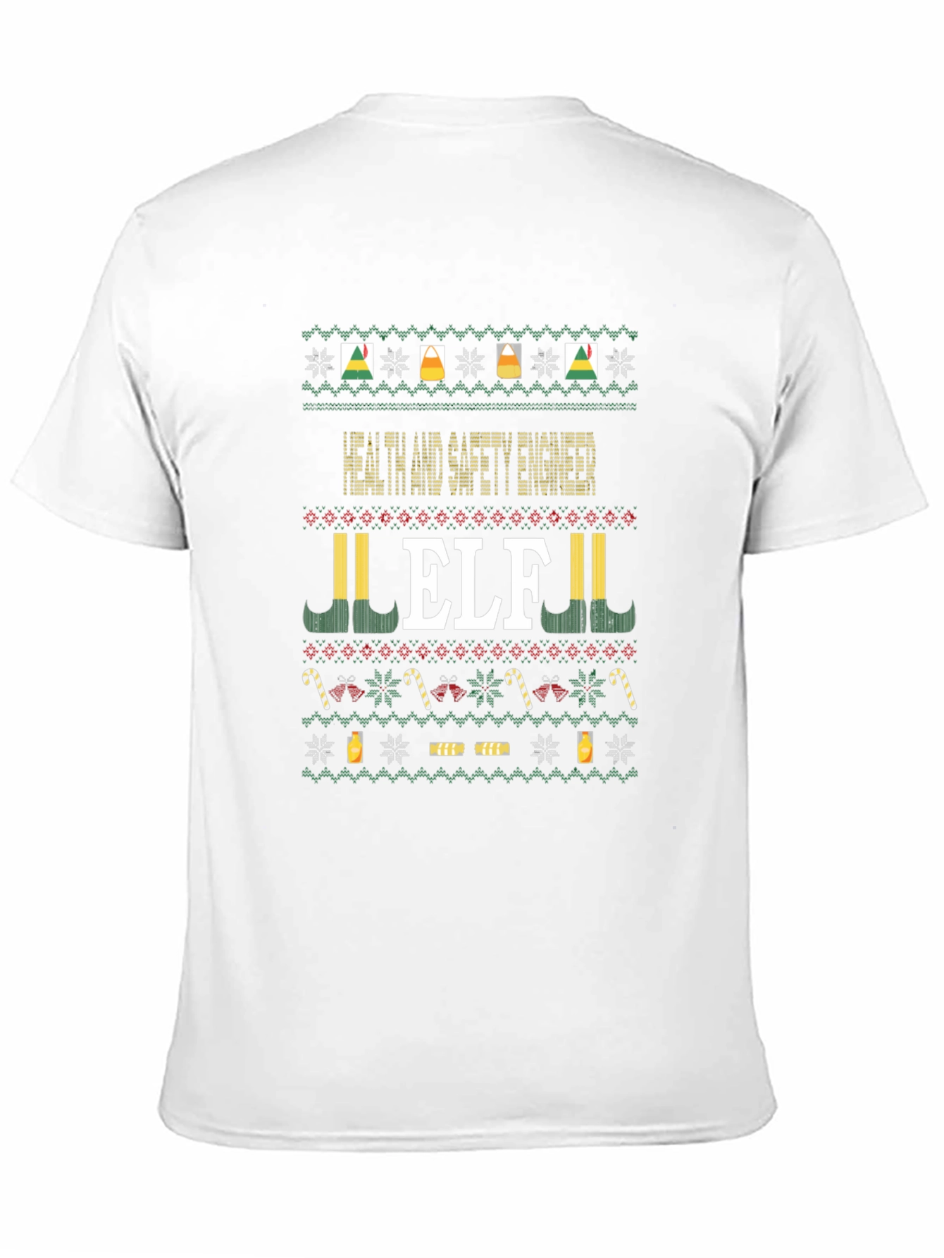 Health and Safety Engineer ELF Christmas Sweater T-Shirt