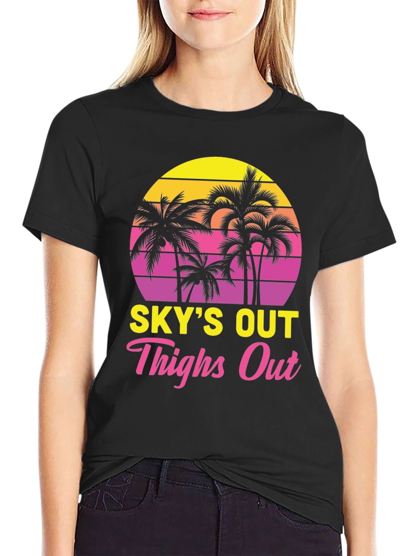 Skys Out Thighs Out Graphic Tee