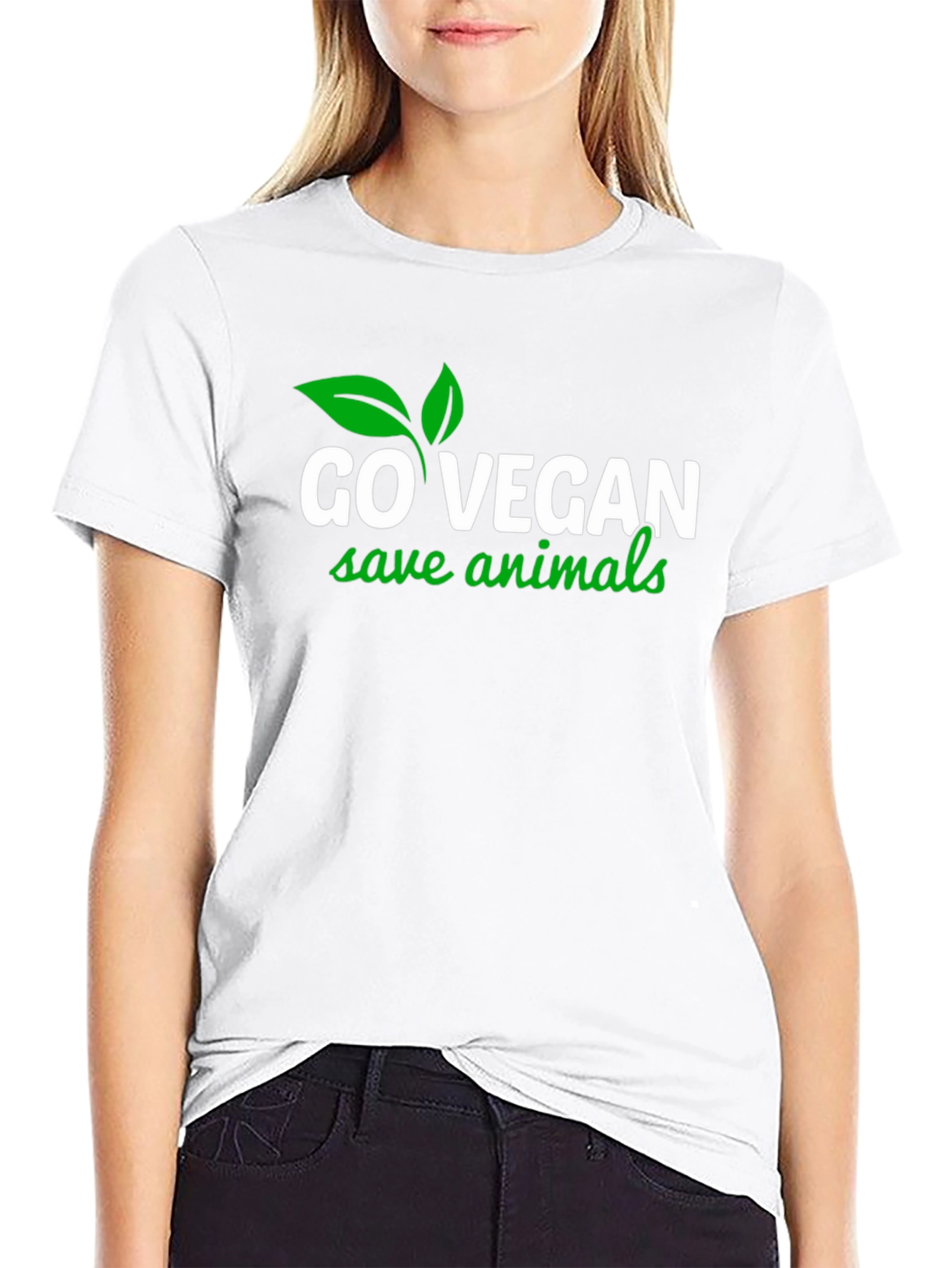 Go Vegan T-Shirt - Save Animals Graphic Tee
