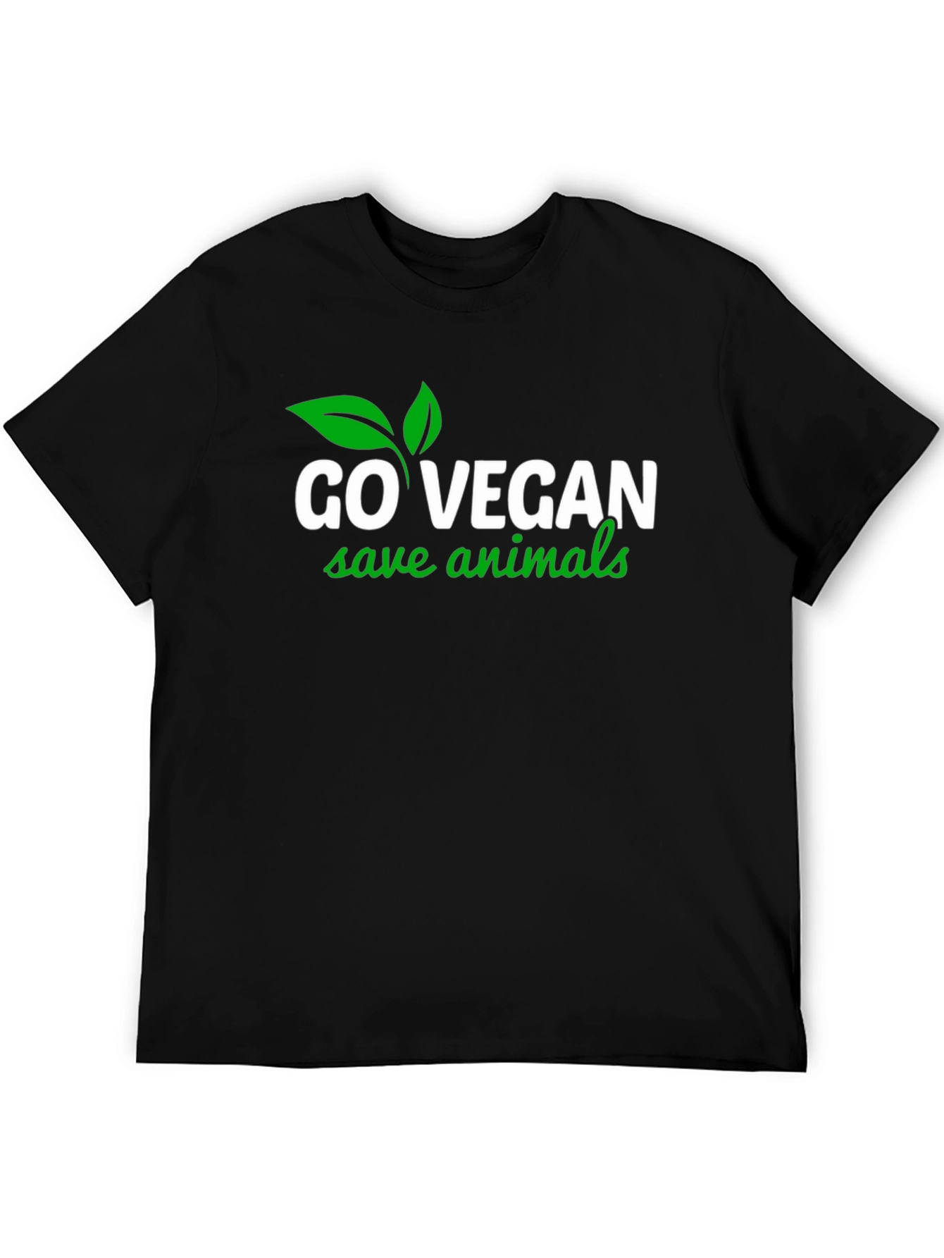 Go Vegan T-Shirt - Save Animals Graphic Tee