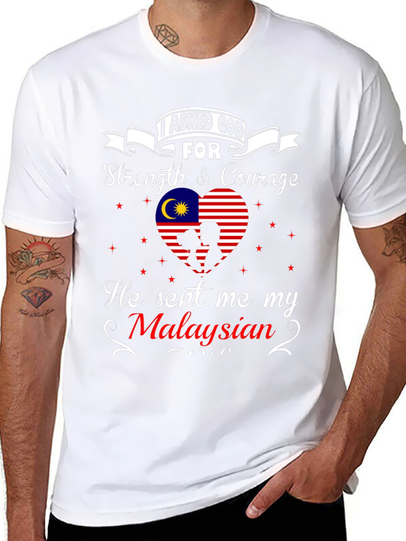 Malaysian Love Tee - I Asked God T-Shirt