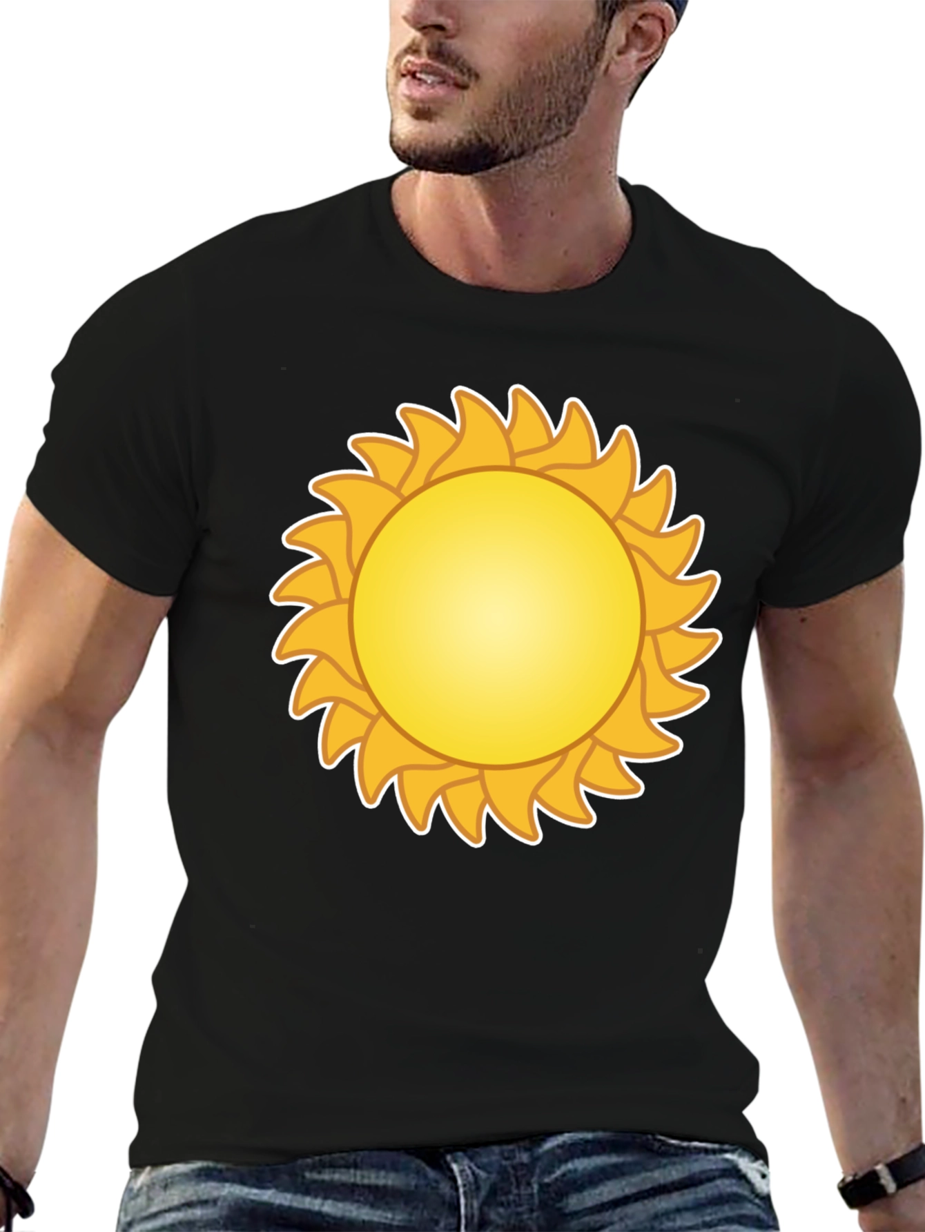 Sunshine Graphic Black T-Shirt