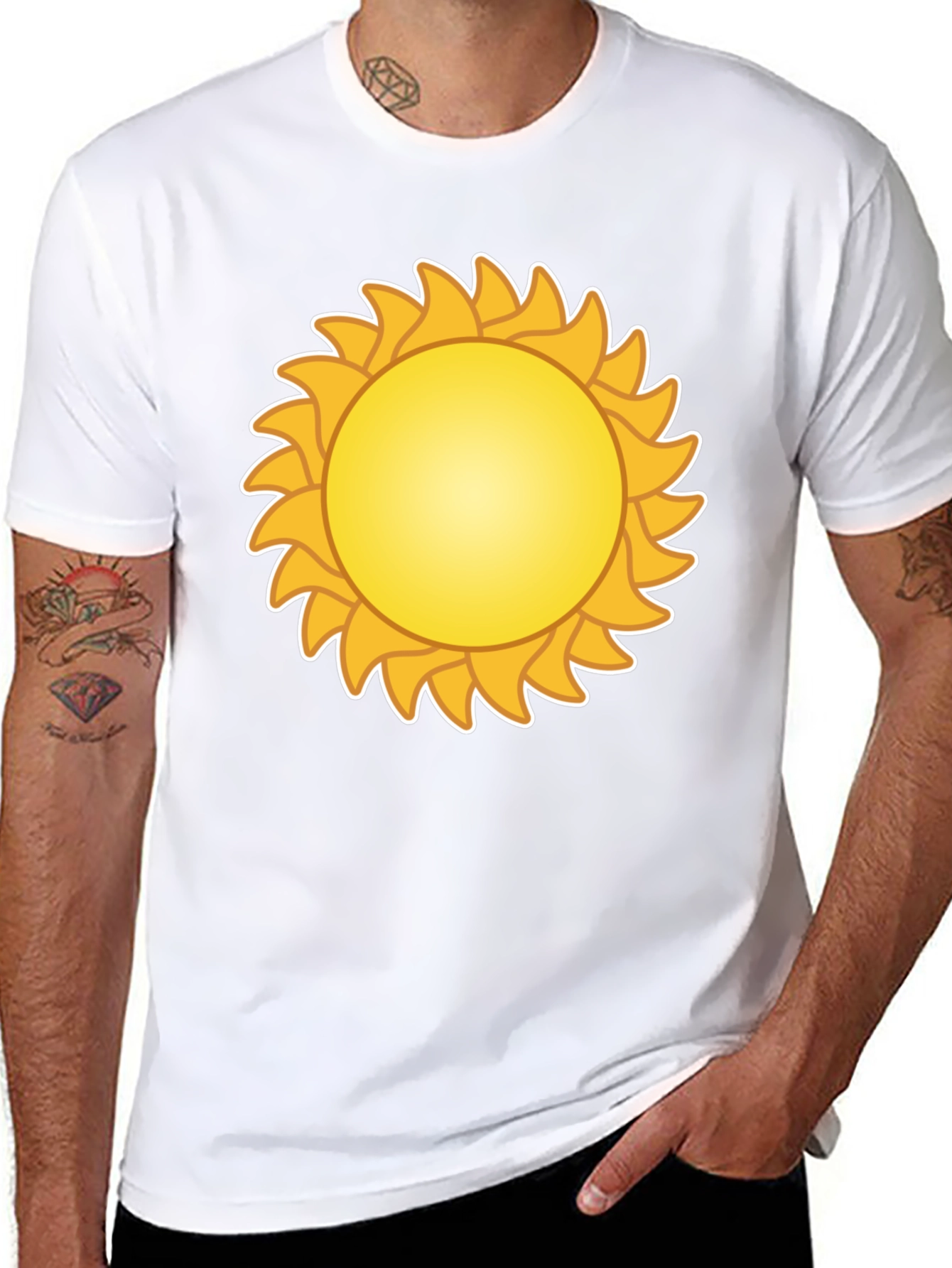 Sunshine Graphic Black T-Shirt