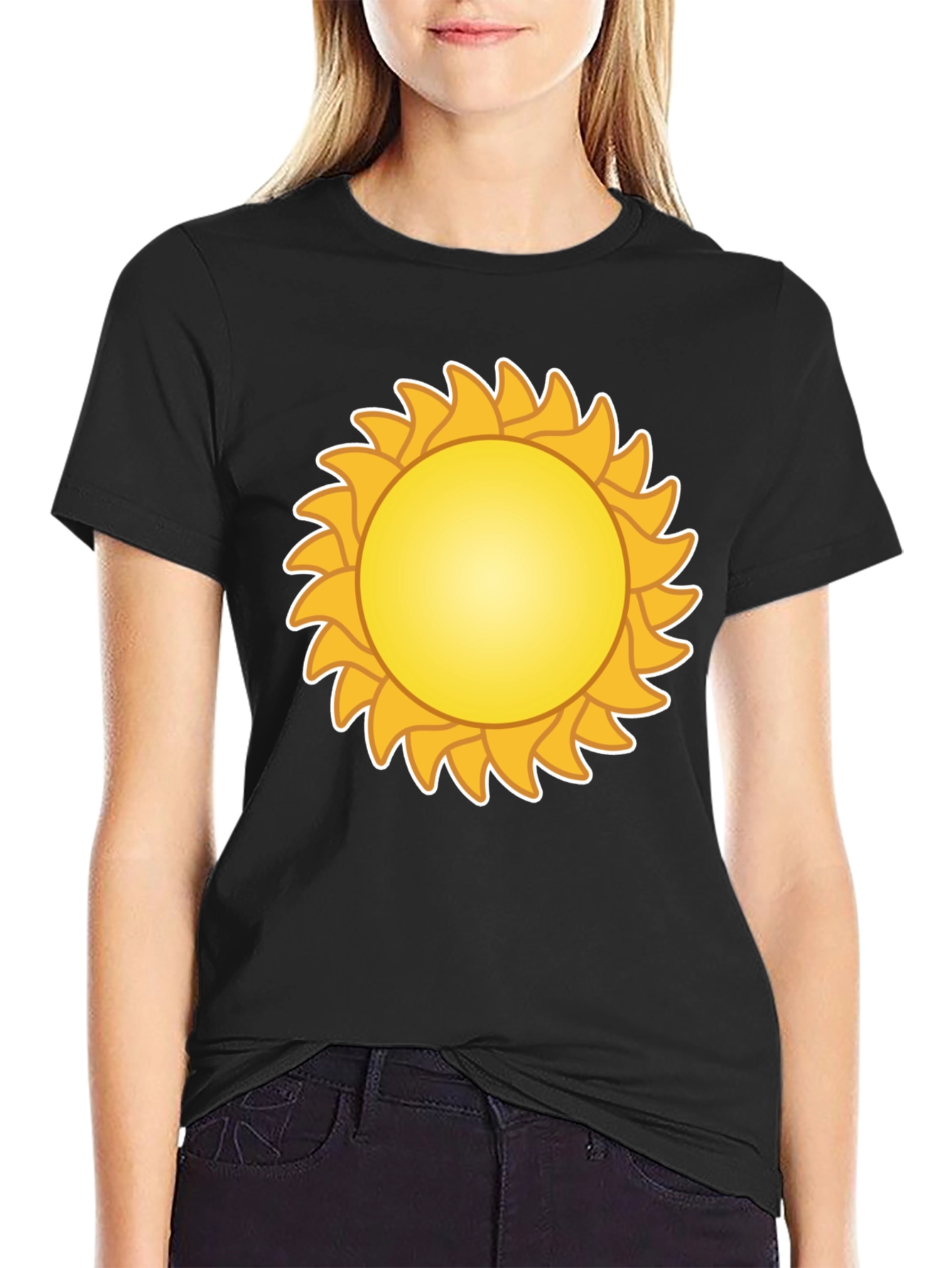 Sunshine Graphic Black T-Shirt
