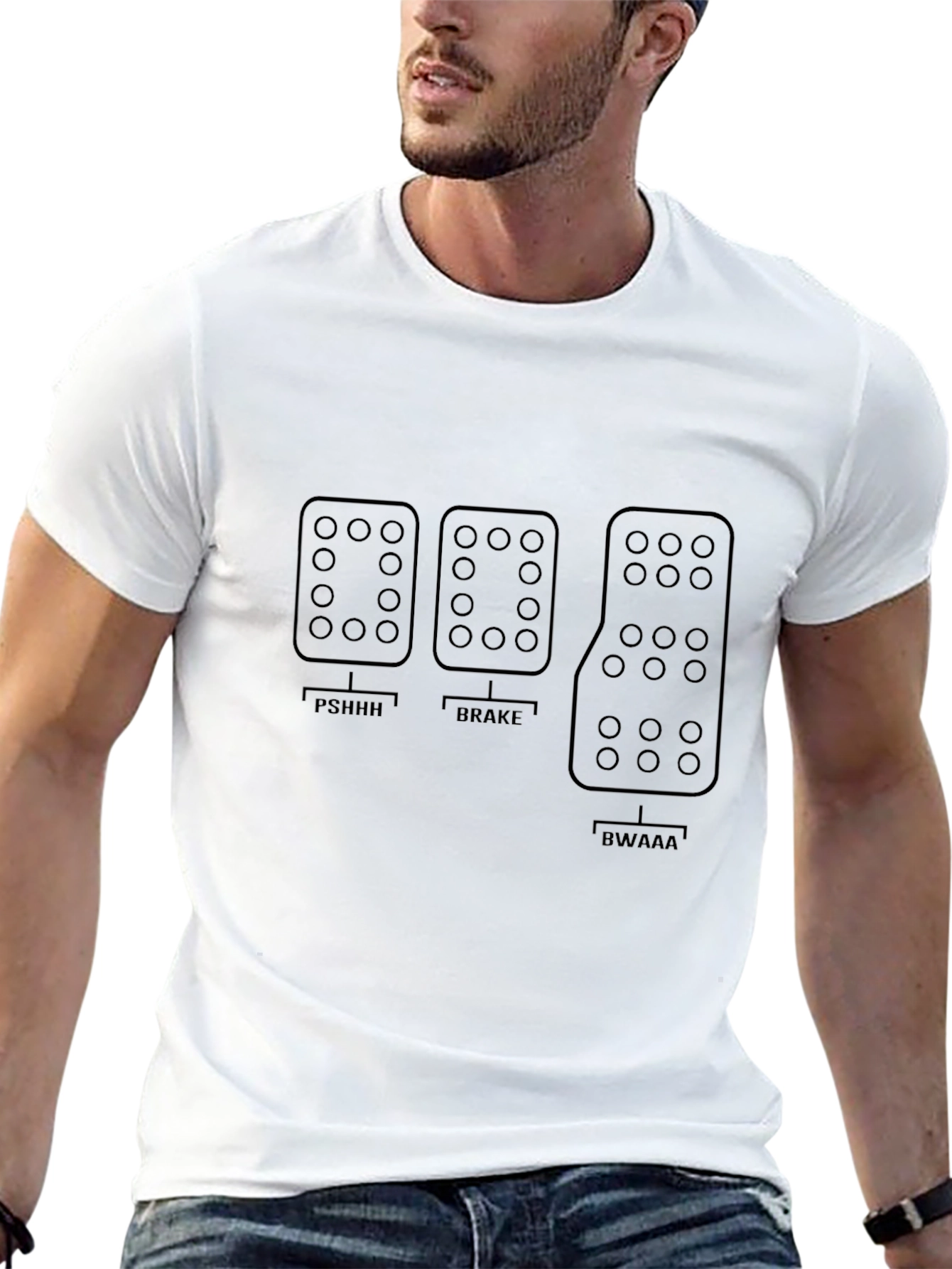 Funny Car Pedal T-Shirt