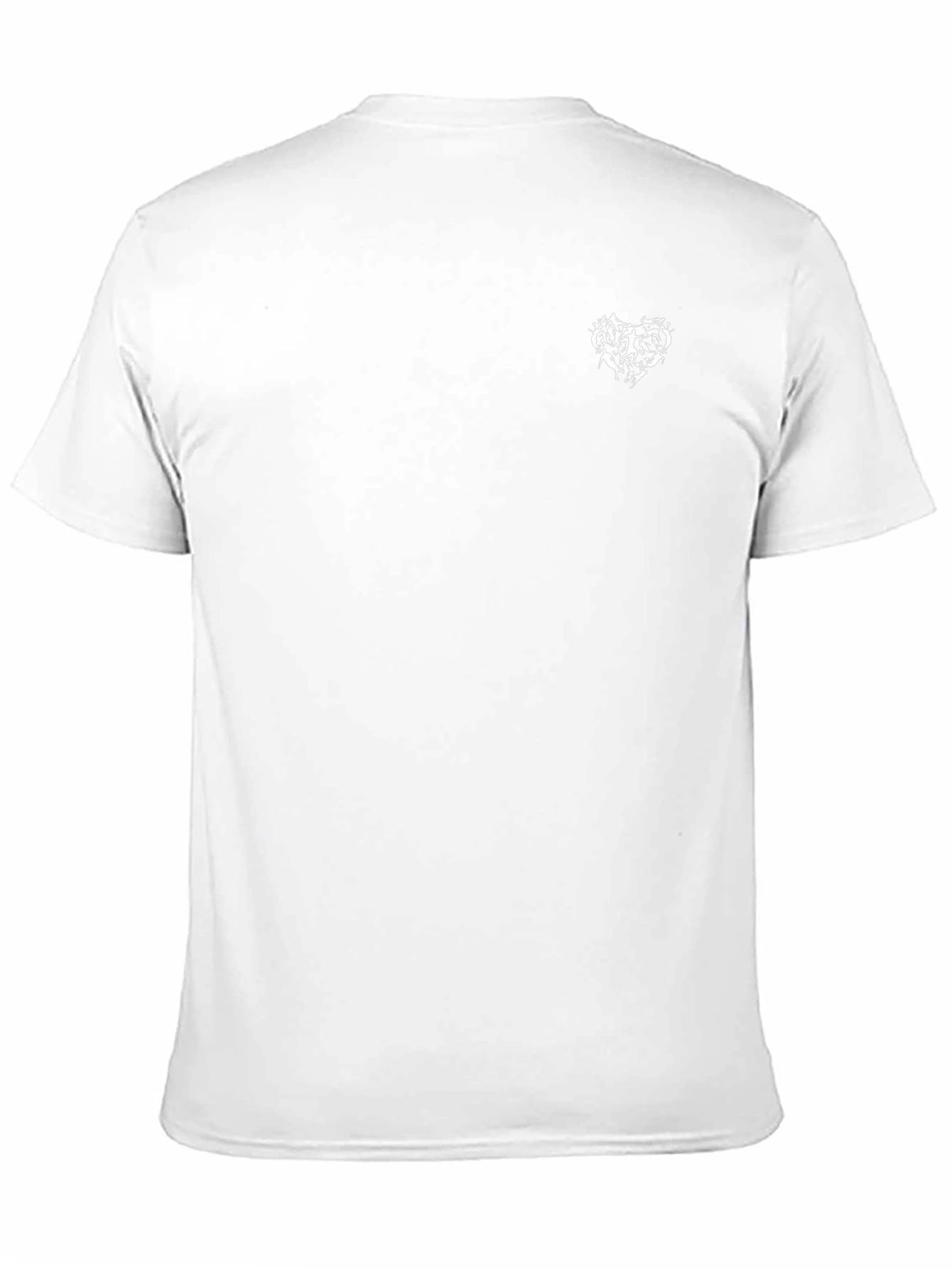 Black Graphic Tee - Heart Design