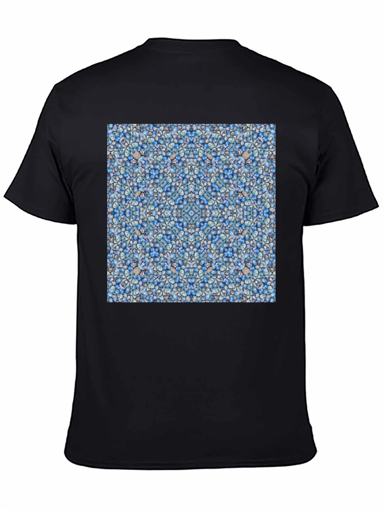 Blue Pebble Pattern T-Shirt