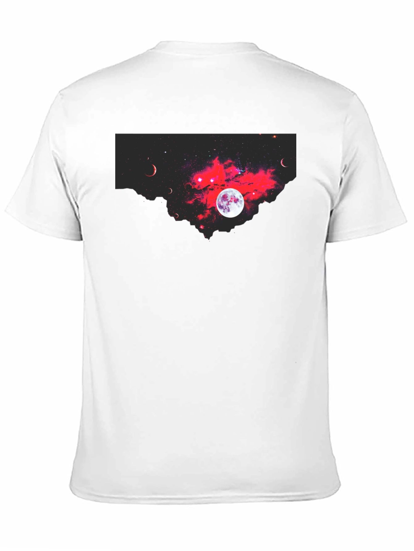 Cosmic Moon Black T-Shirt