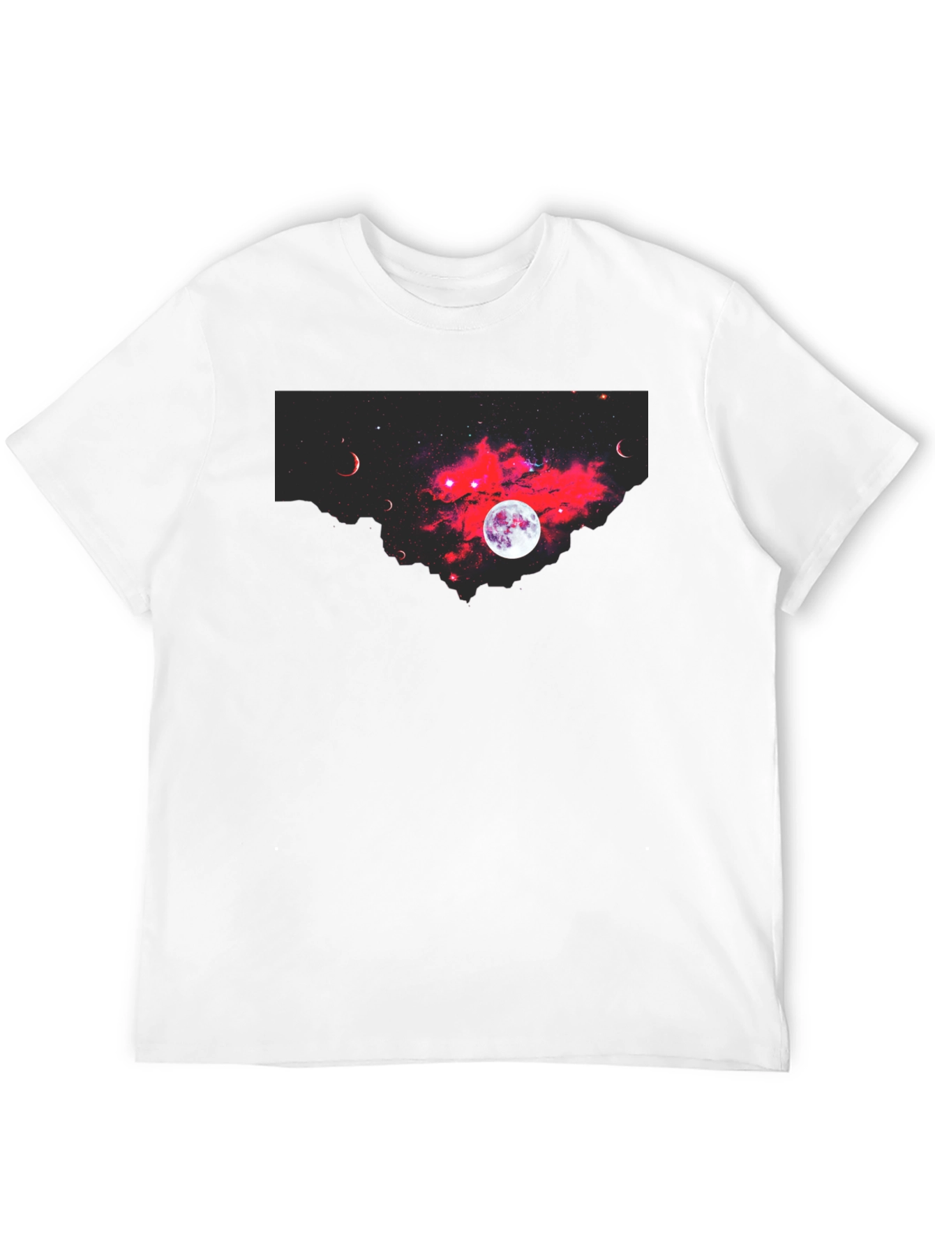 Cosmic Moon Black T-Shirt