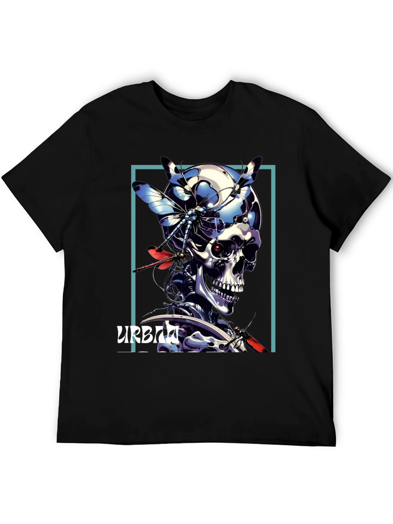 Urban Cyborg Skull T-Shirt