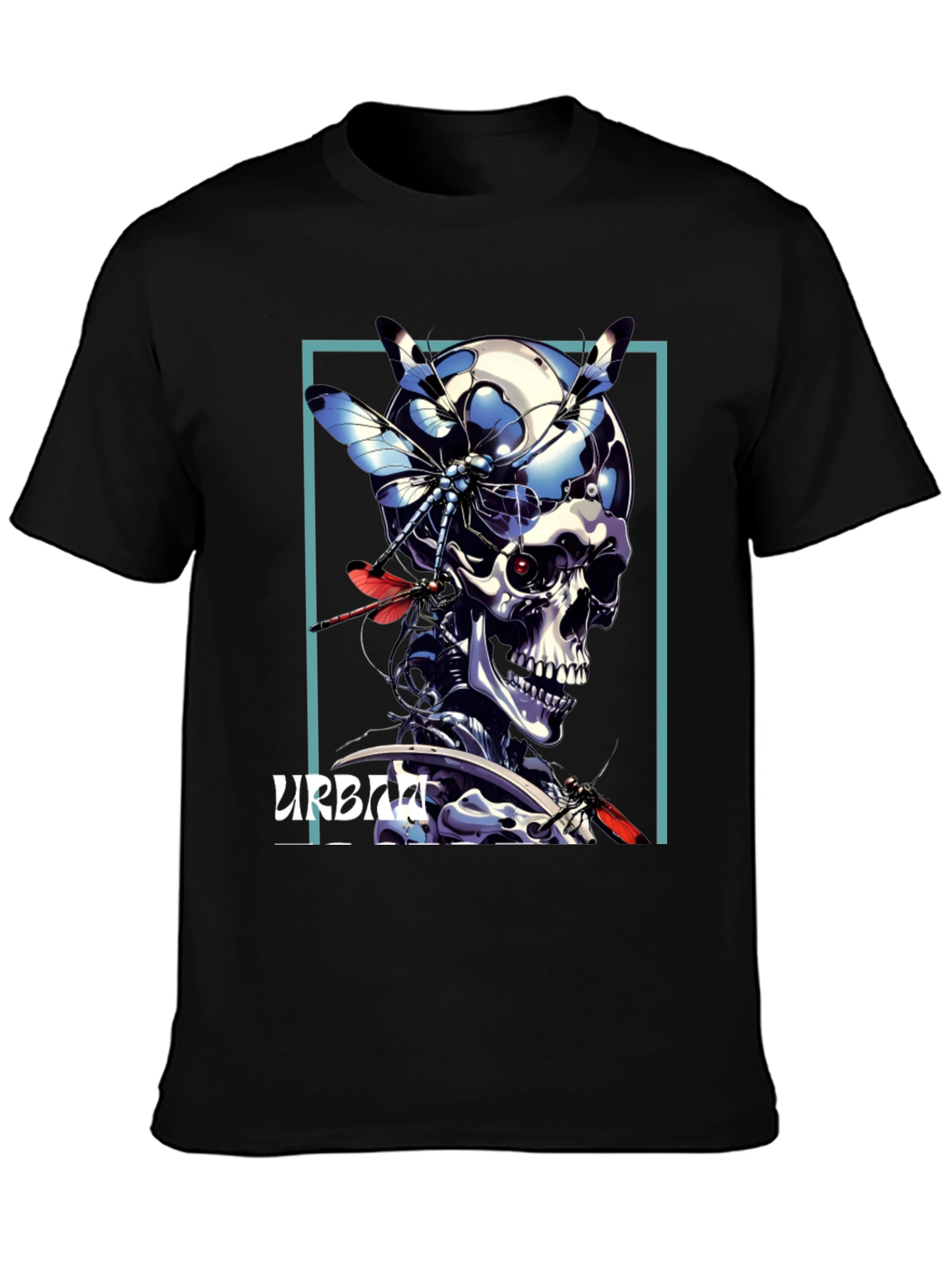 Urban Cyborg Skull T-Shirt