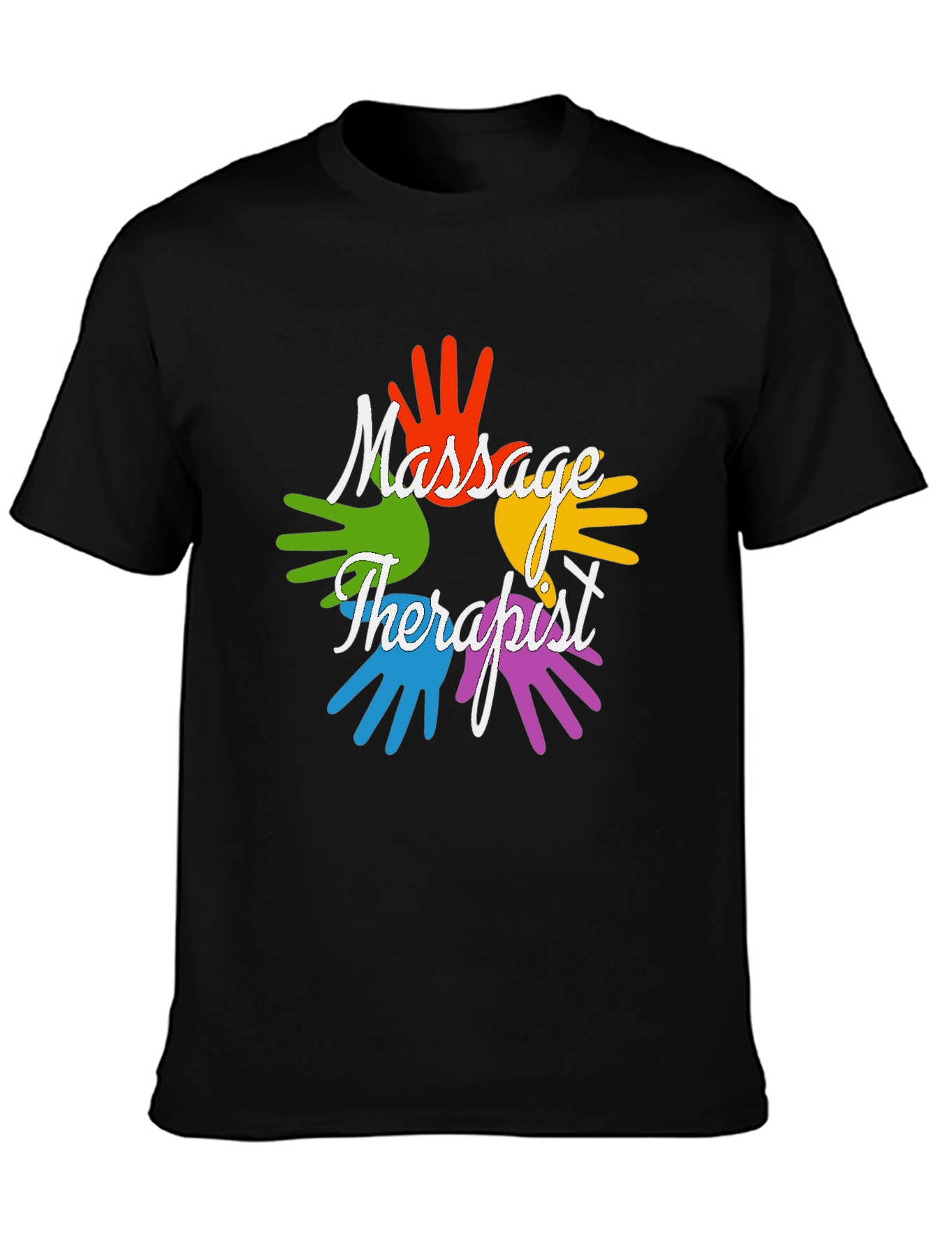 Massage Therapist Hands Graphic Tee