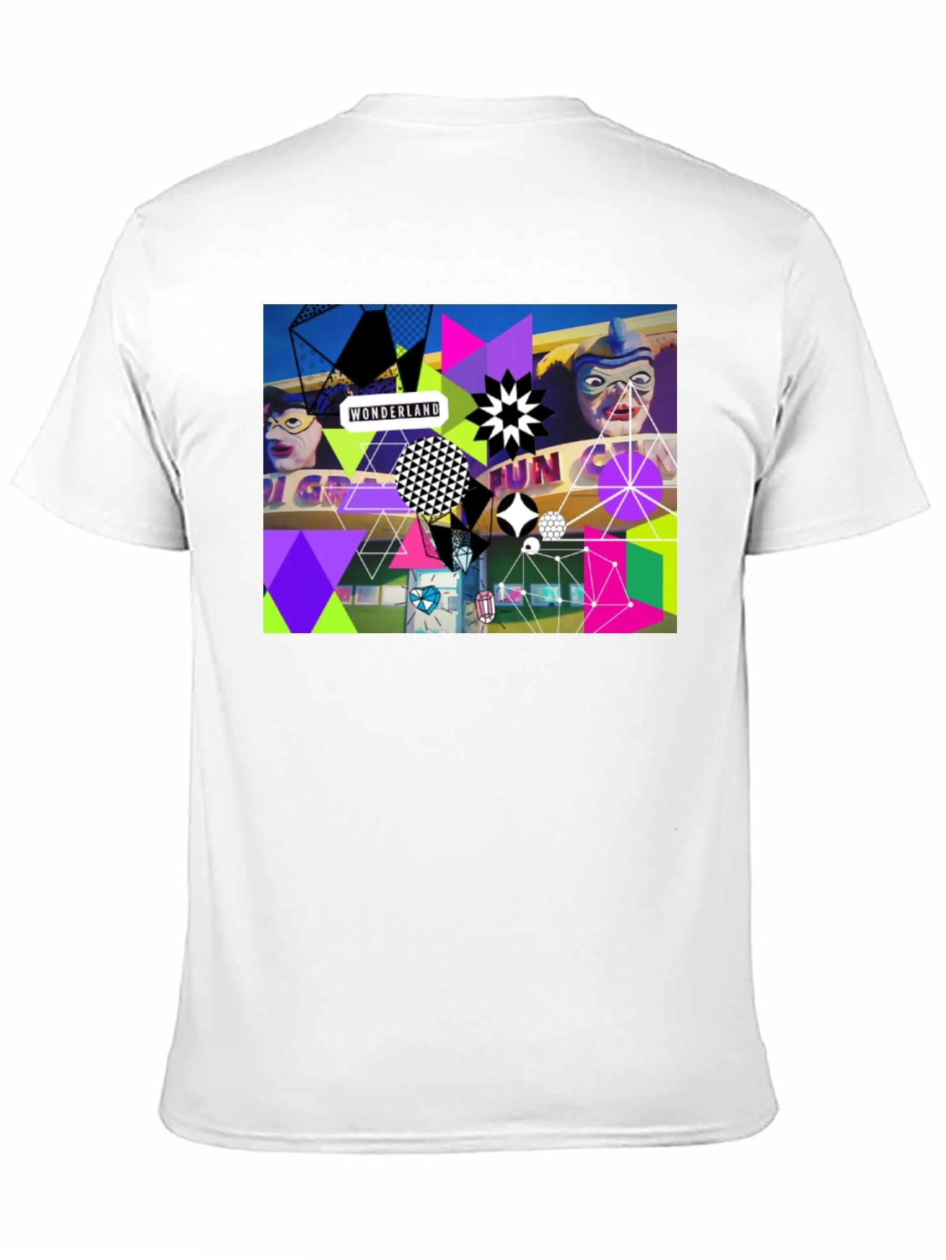 Wonderland Fun Graphic Tee - Black Crew Neck