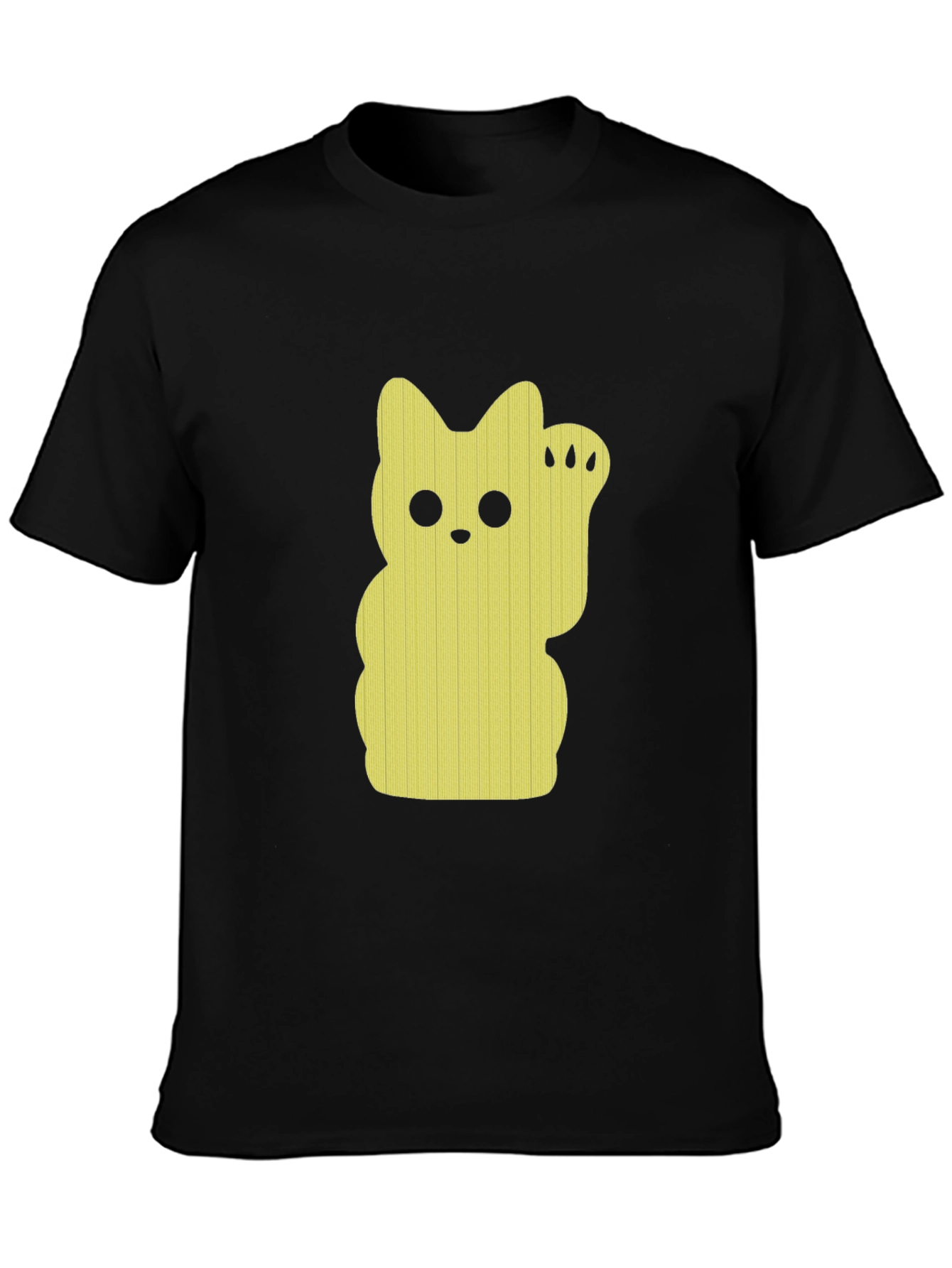 Lucky Cat Graphic Tee - Black