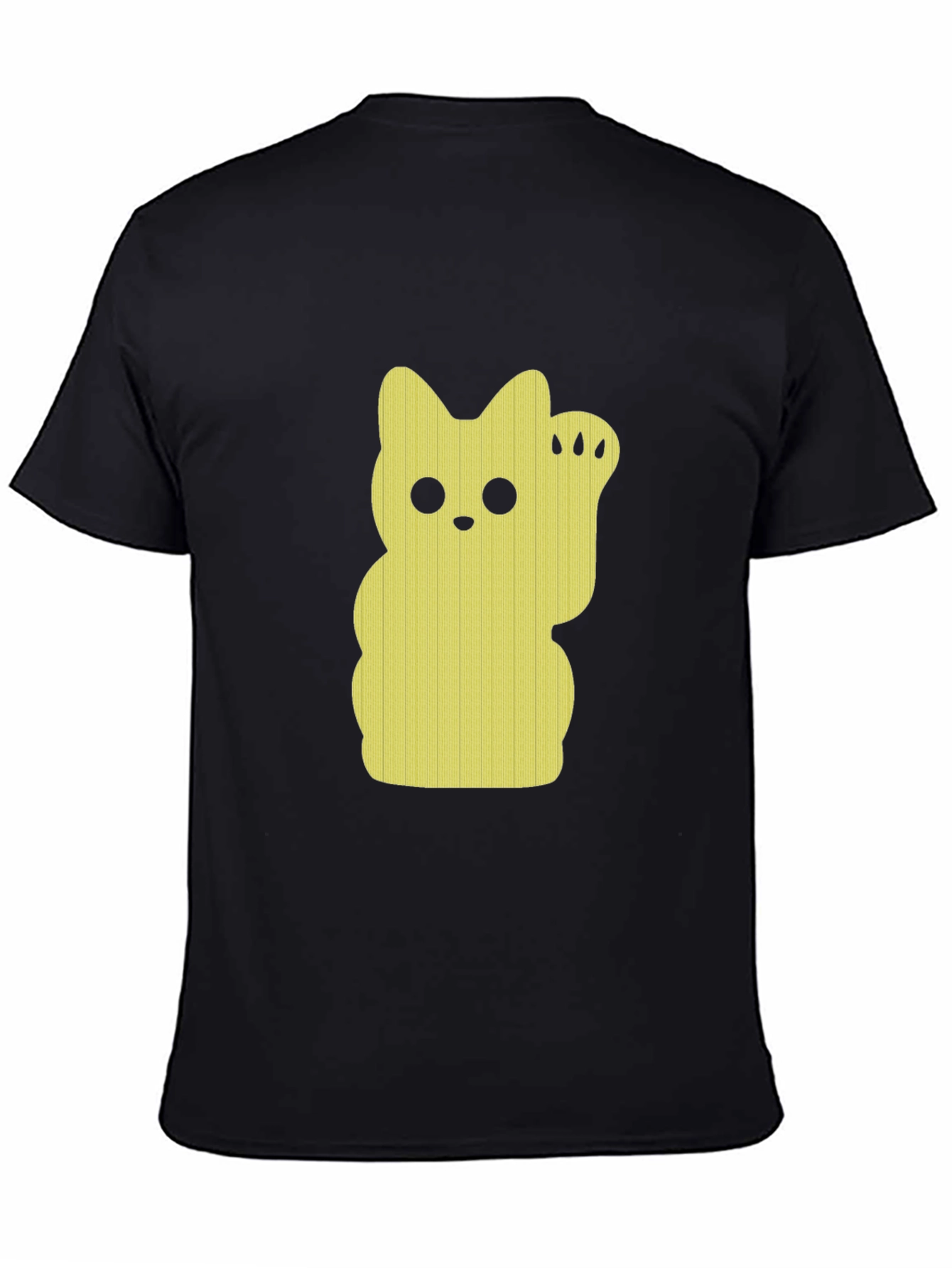Lucky Cat Graphic Tee - Black