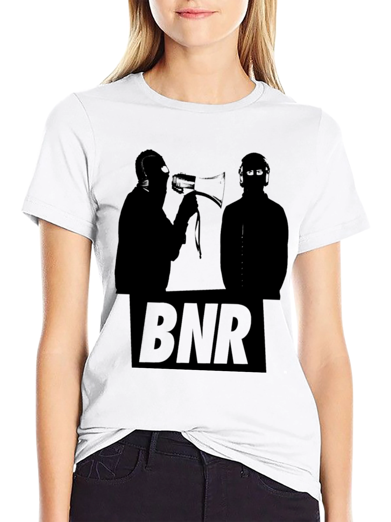 BNR Black Graphic Tee - Bold Statement Style