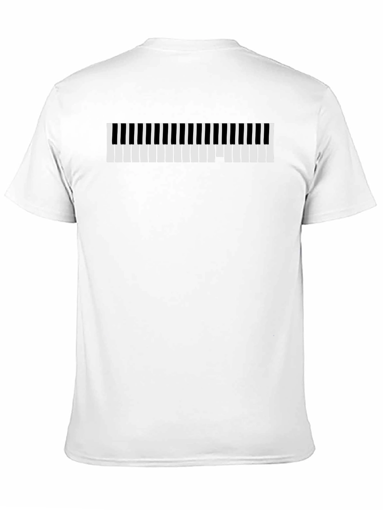 Musical Keys Tee - Stylish Piano Design T-Shirt