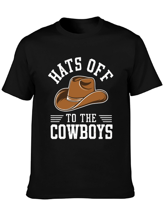 Hats Off to The Cowboys T-Shirt - Western Style