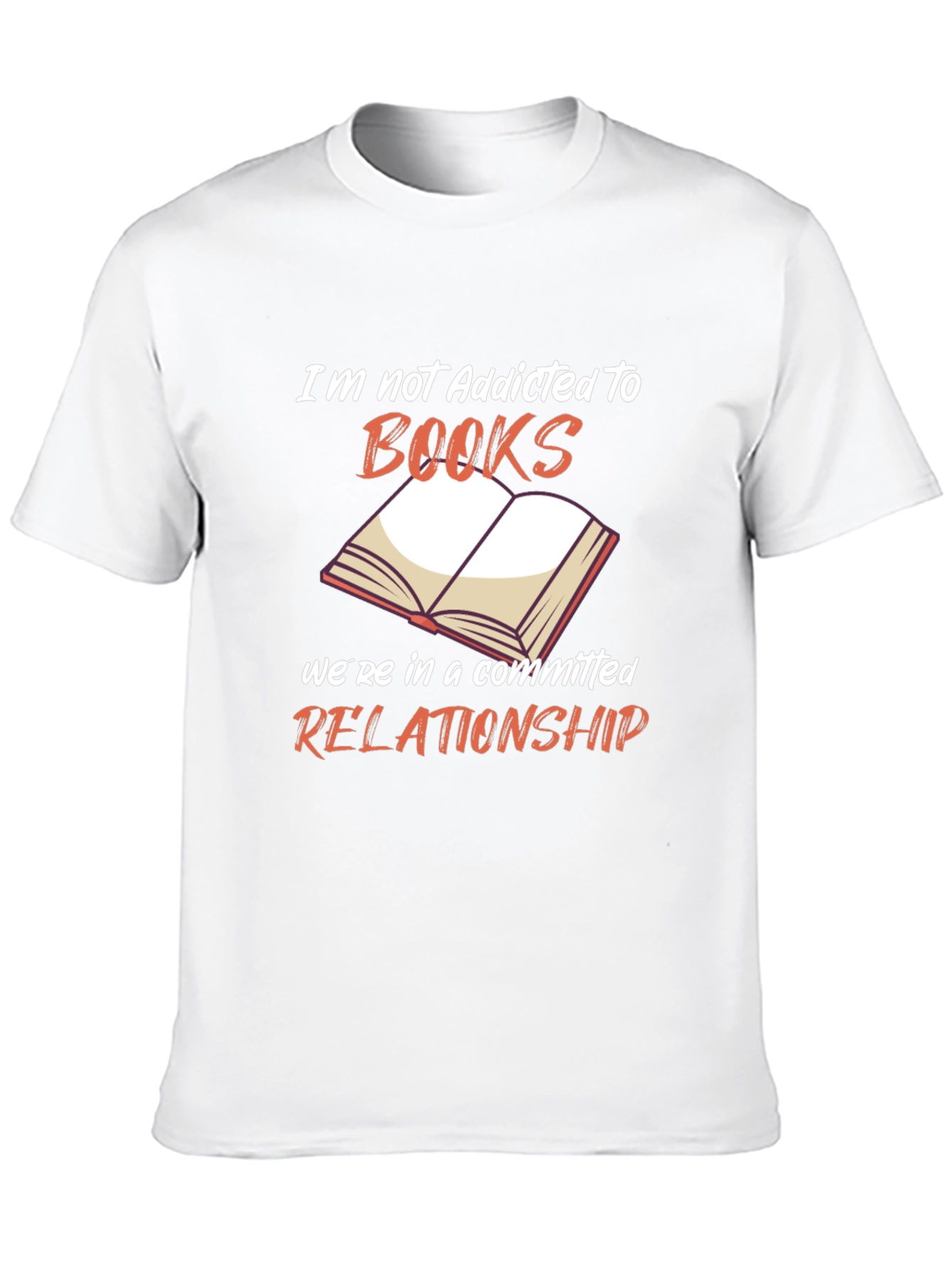 Book Lover Graphic T-Shirt - Addicted to Books Tee