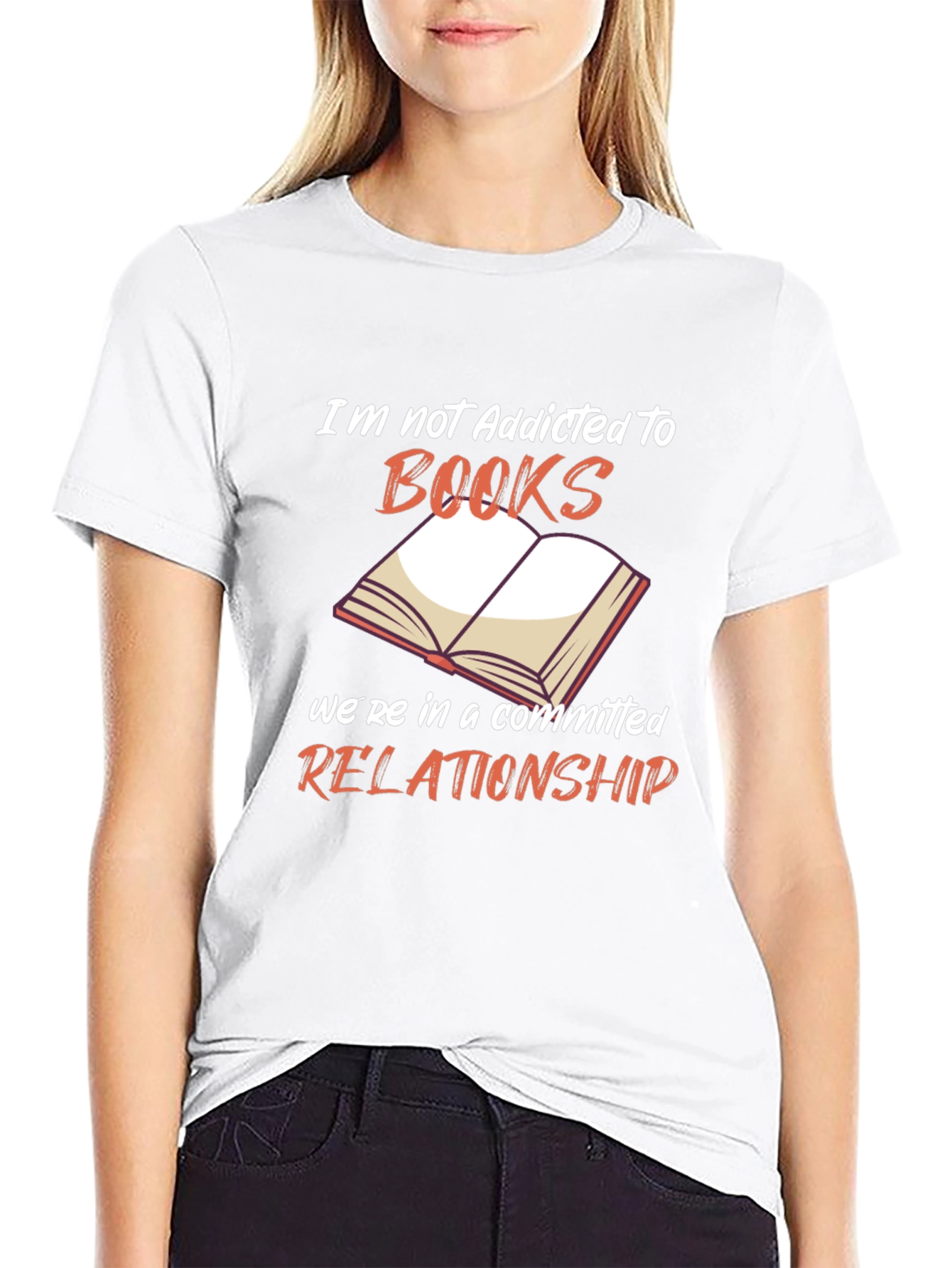 Book Lover Graphic T-Shirt - Addicted to Books Tee