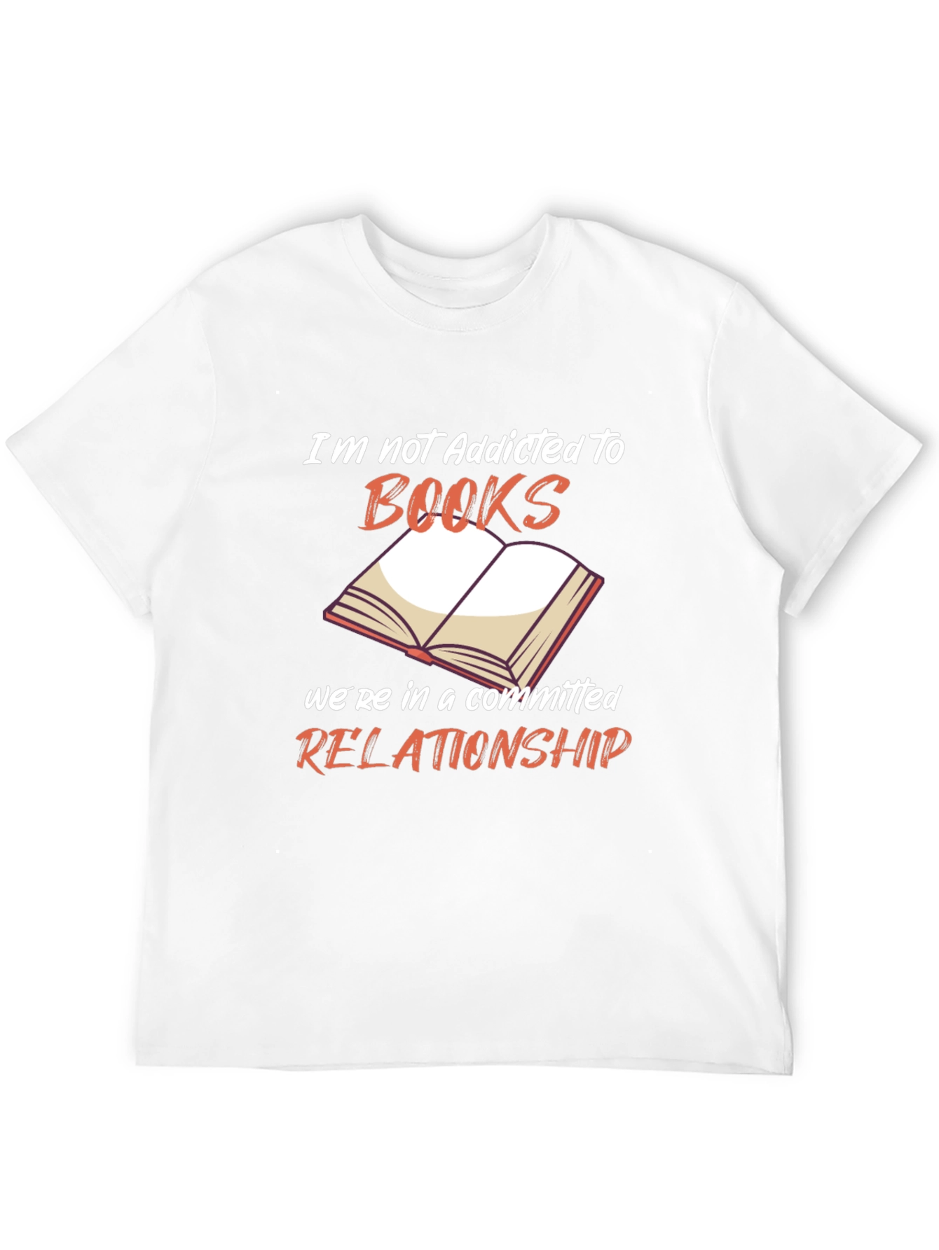 Book Lover Graphic T-Shirt - Addicted to Books Tee