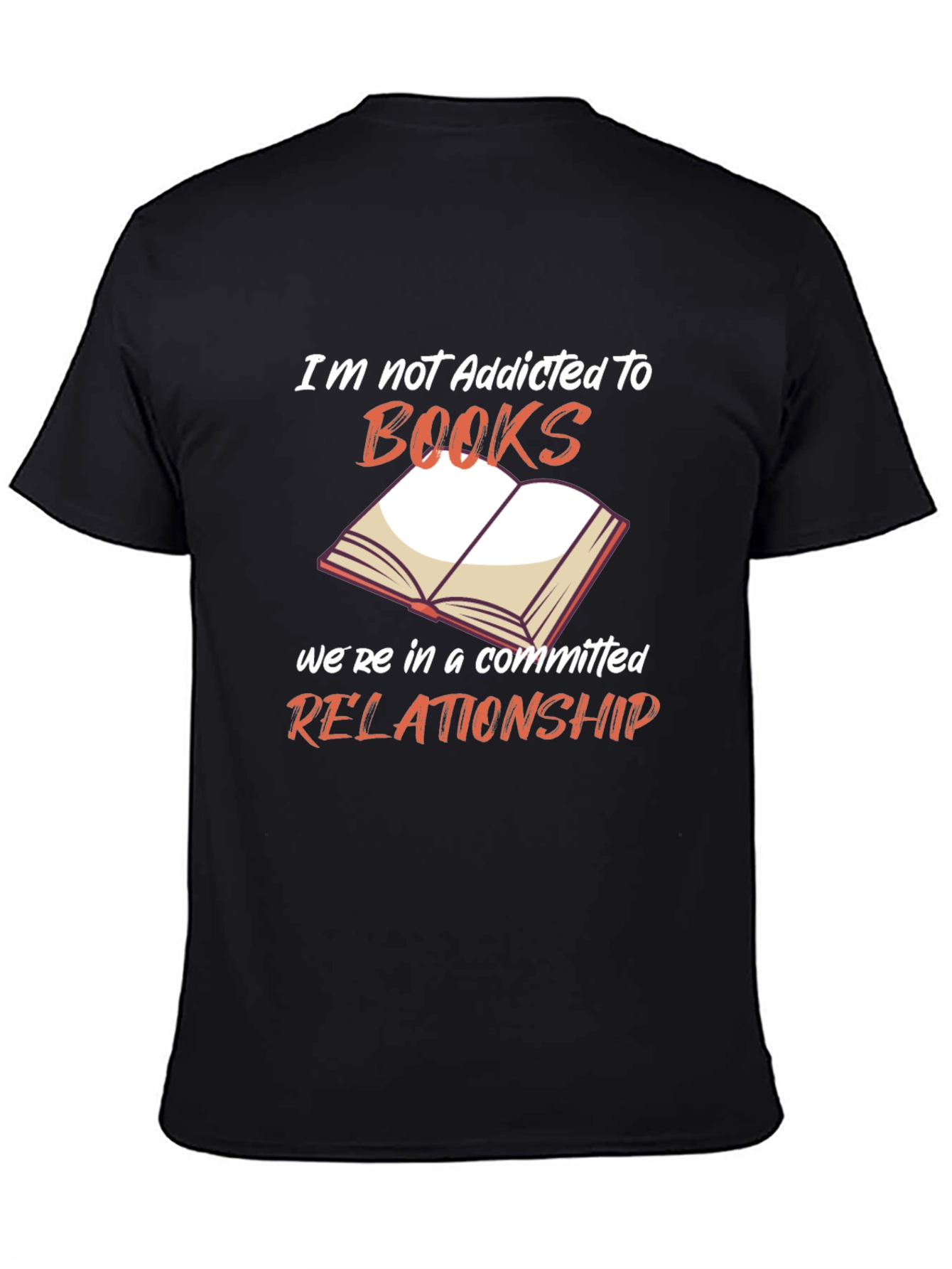 Book Lover Graphic T-Shirt - Addicted to Books Tee