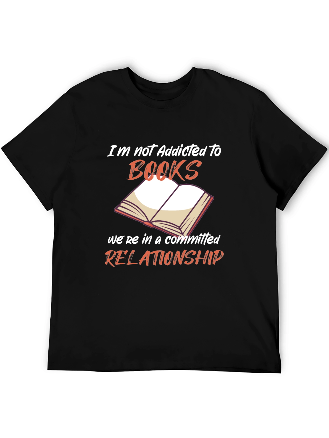 Book Lover Graphic T-Shirt - Addicted to Books Tee