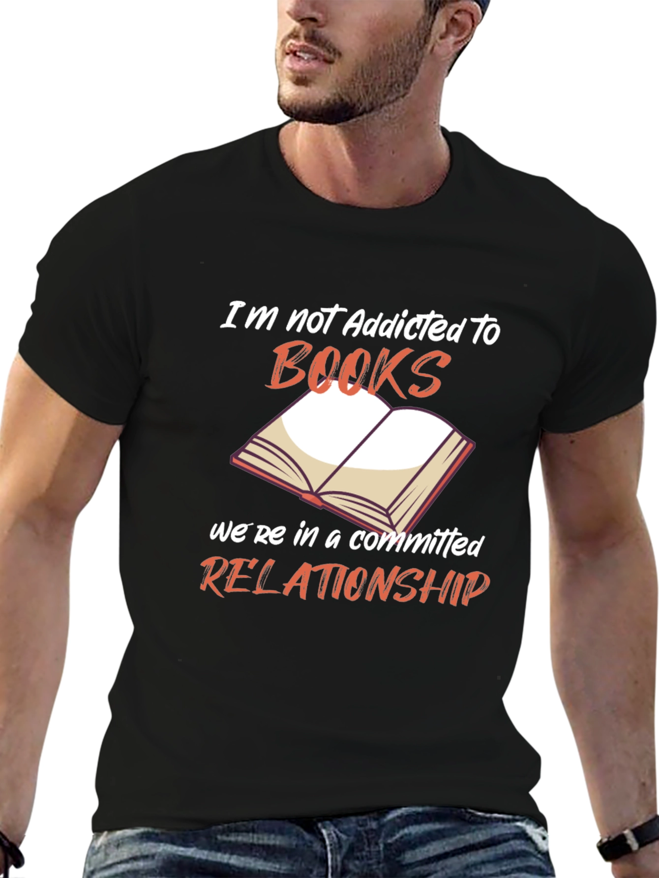 Book Lover Graphic T-Shirt - Addicted to Books Tee