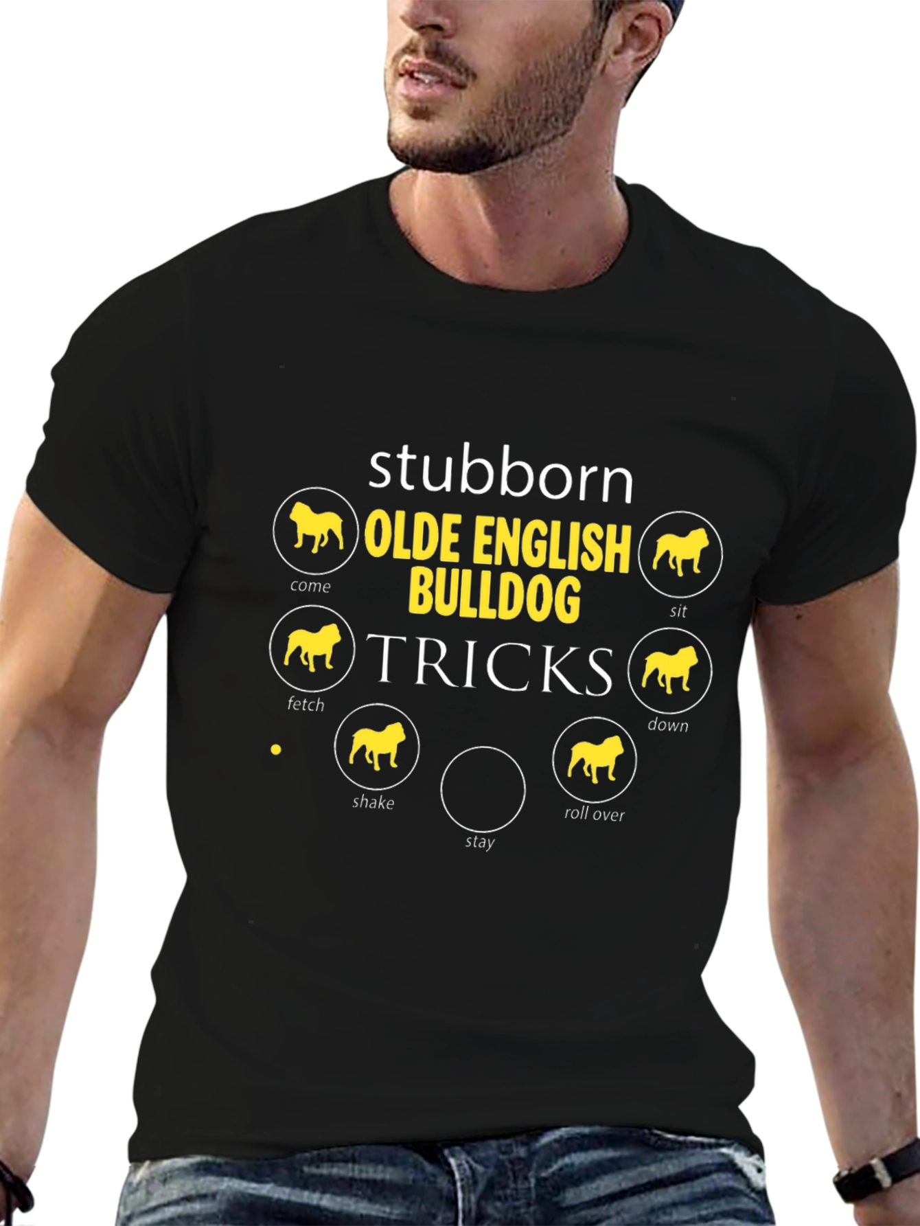 Stubborn Olde English Bulldog Tricks T-Shirt