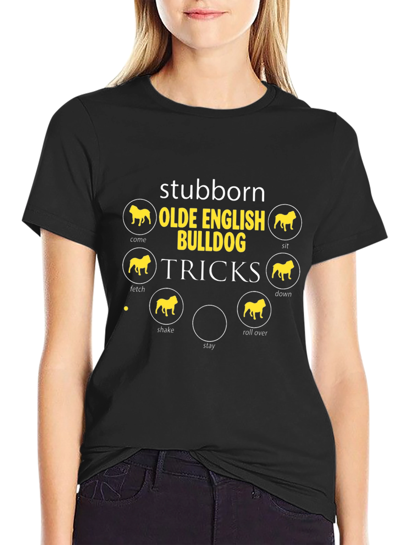 Stubborn Olde English Bulldog Tricks T-Shirt