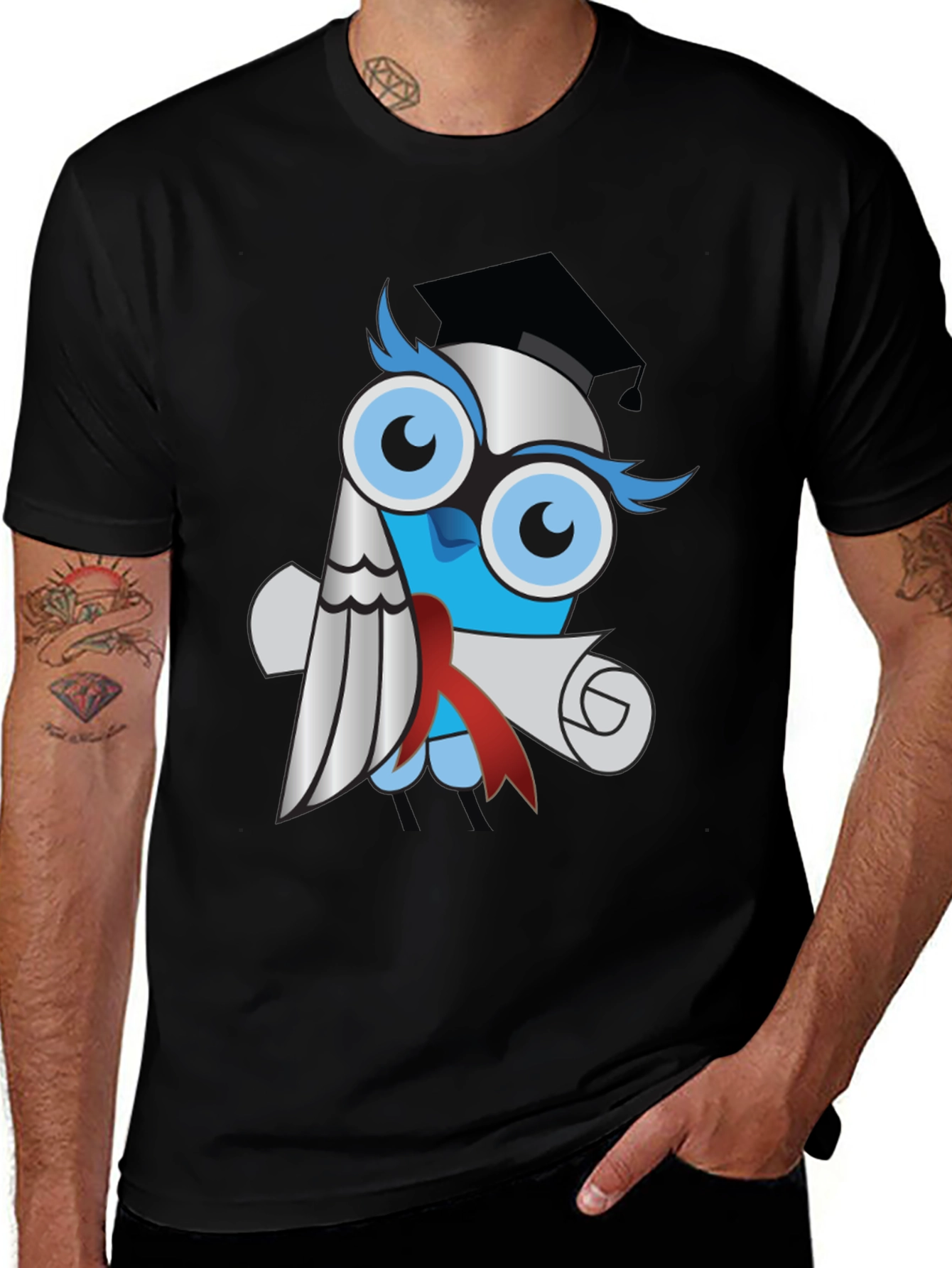 Graduation Owl T-Shirt - Unique Design