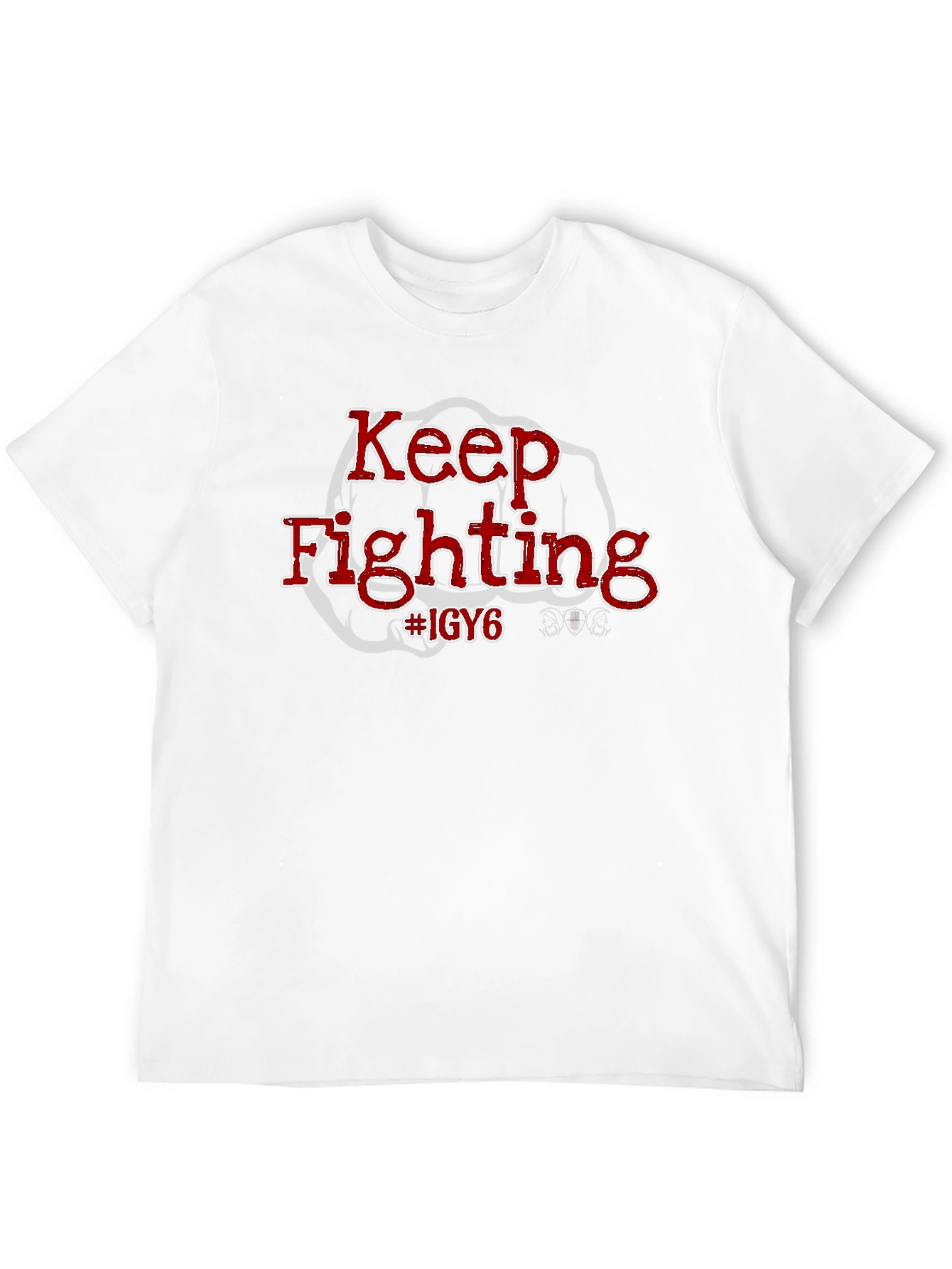 Keep Fighting IGY6 Black T-Shirt