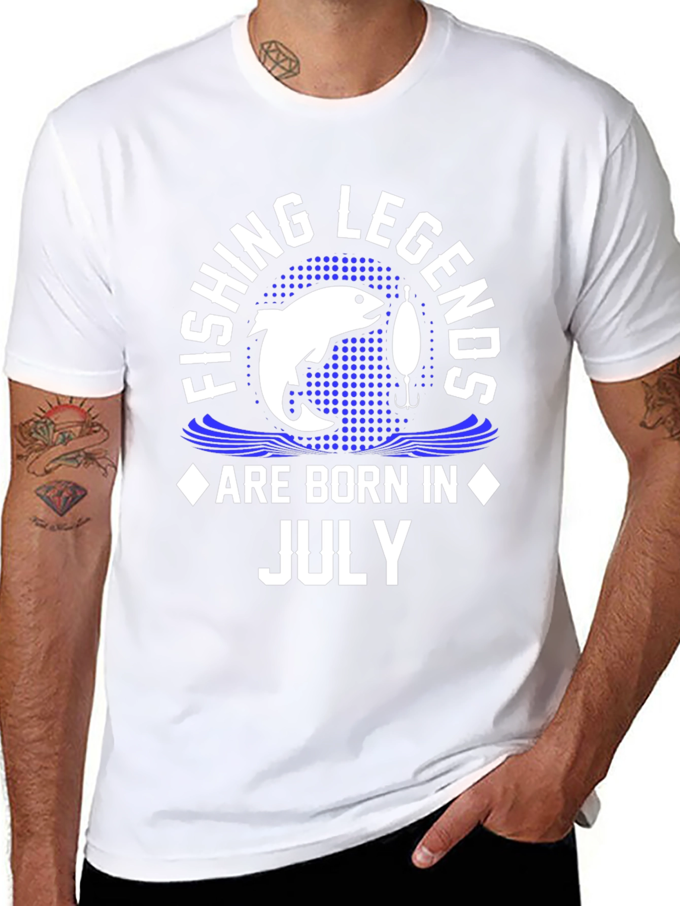Fishing Legends Born in July T-Shirt