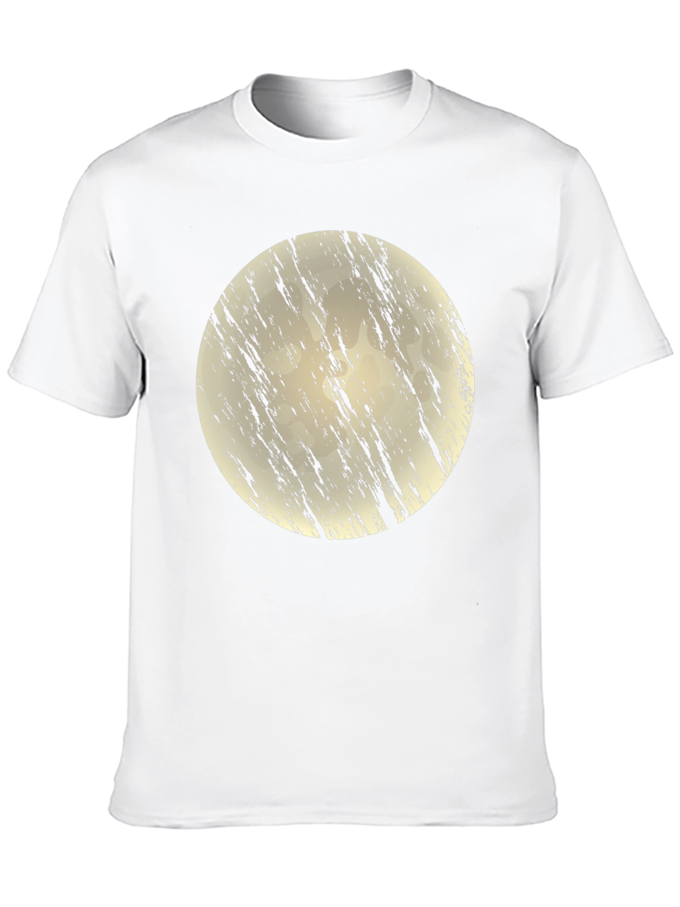 Grunge Moon Black T-Shirt