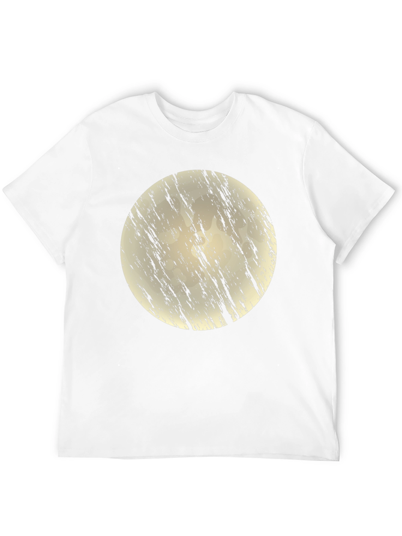 Grunge Moon Black T-Shirt