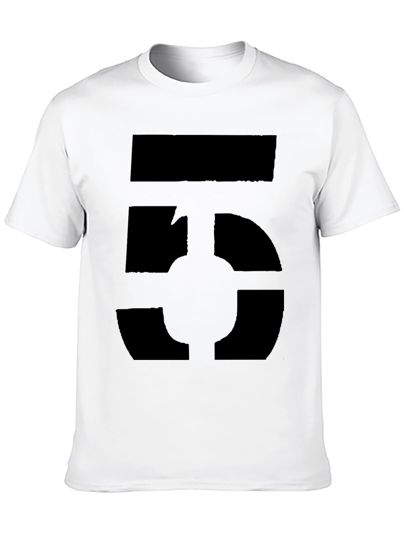 Number 5 Graphic Tee - Modern Casual Style