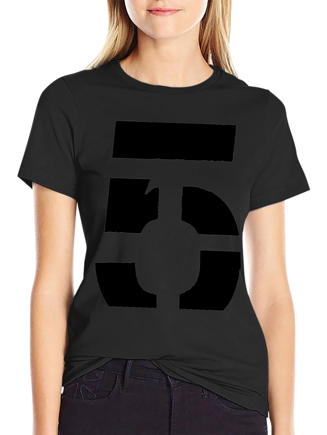 Number 5 Graphic Tee - Modern Casual Style