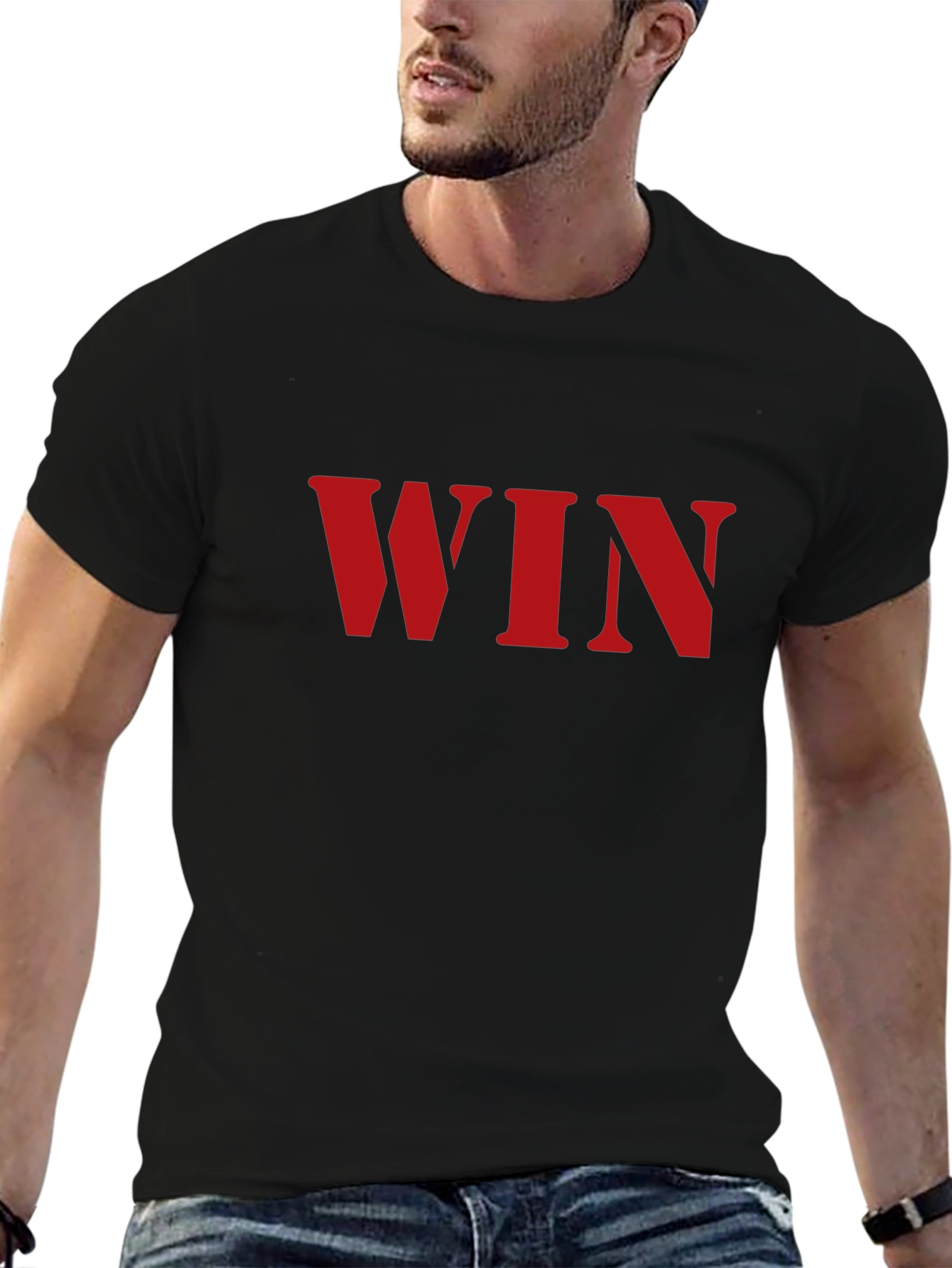 WIN Graphic Black T-Shirt