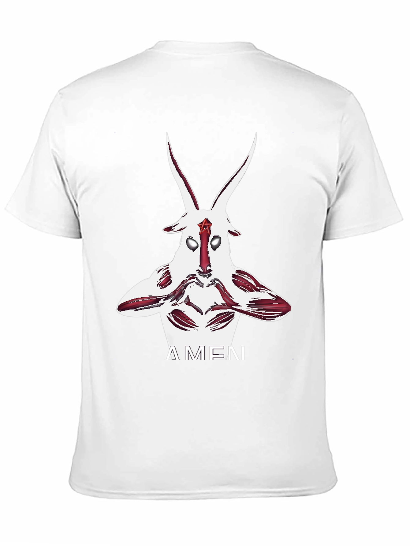 Occult Goat Graphic Tee - Stylish Black Cotton T-Shirt