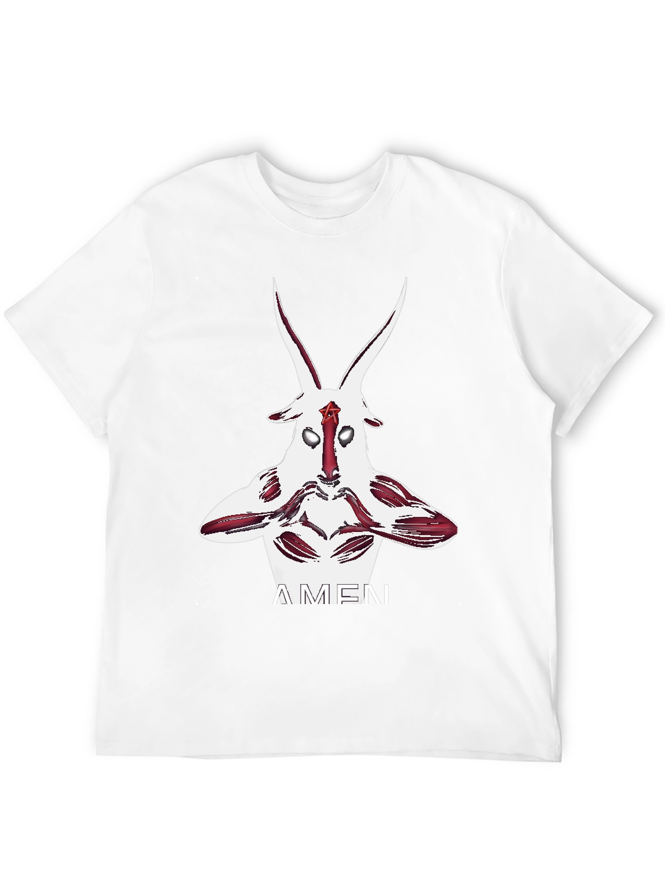Occult Goat Graphic Tee - Stylish Black Cotton T-Shirt