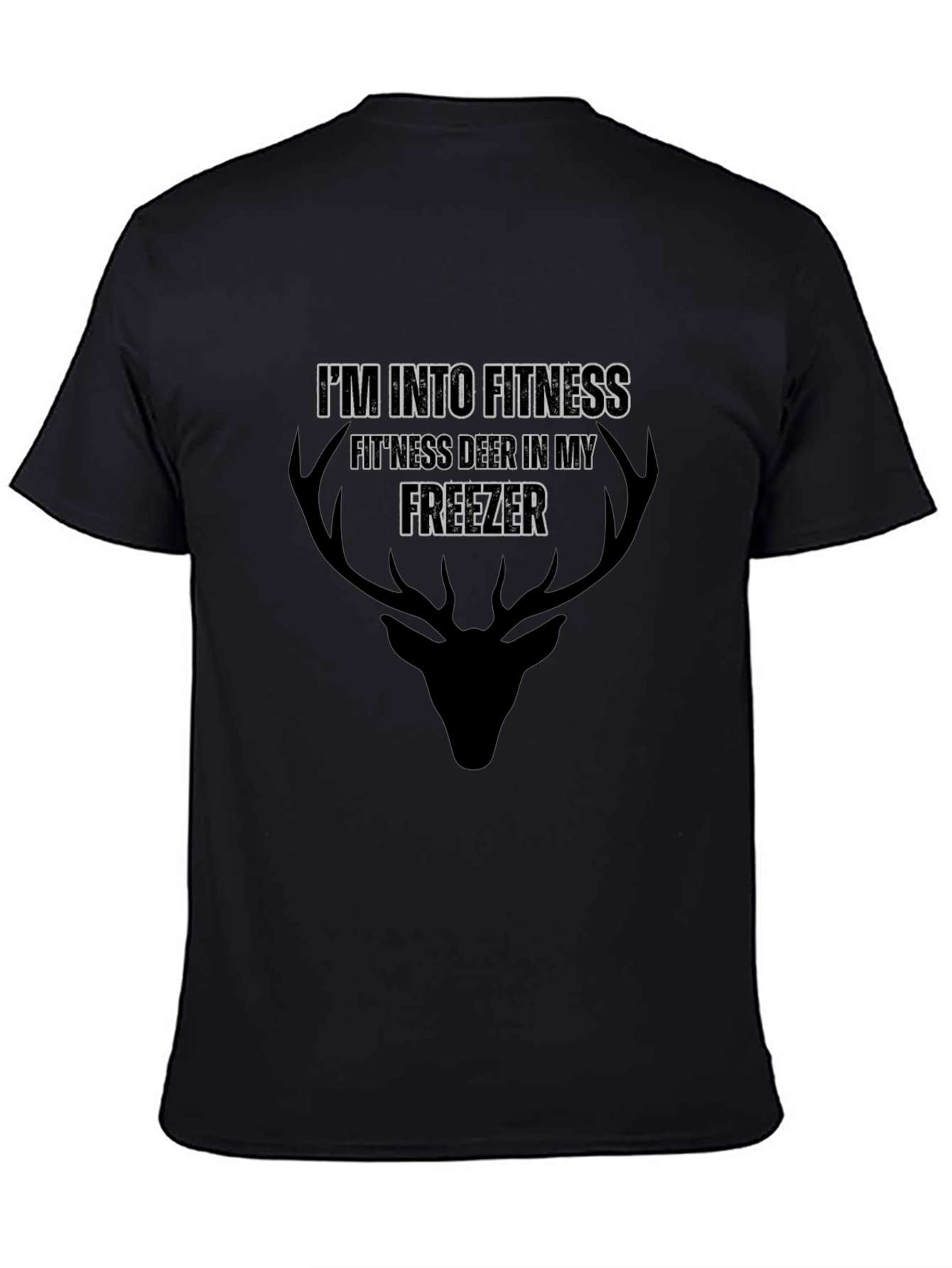 Fitness Deer in Freezer T-Shirt Hunting Humor