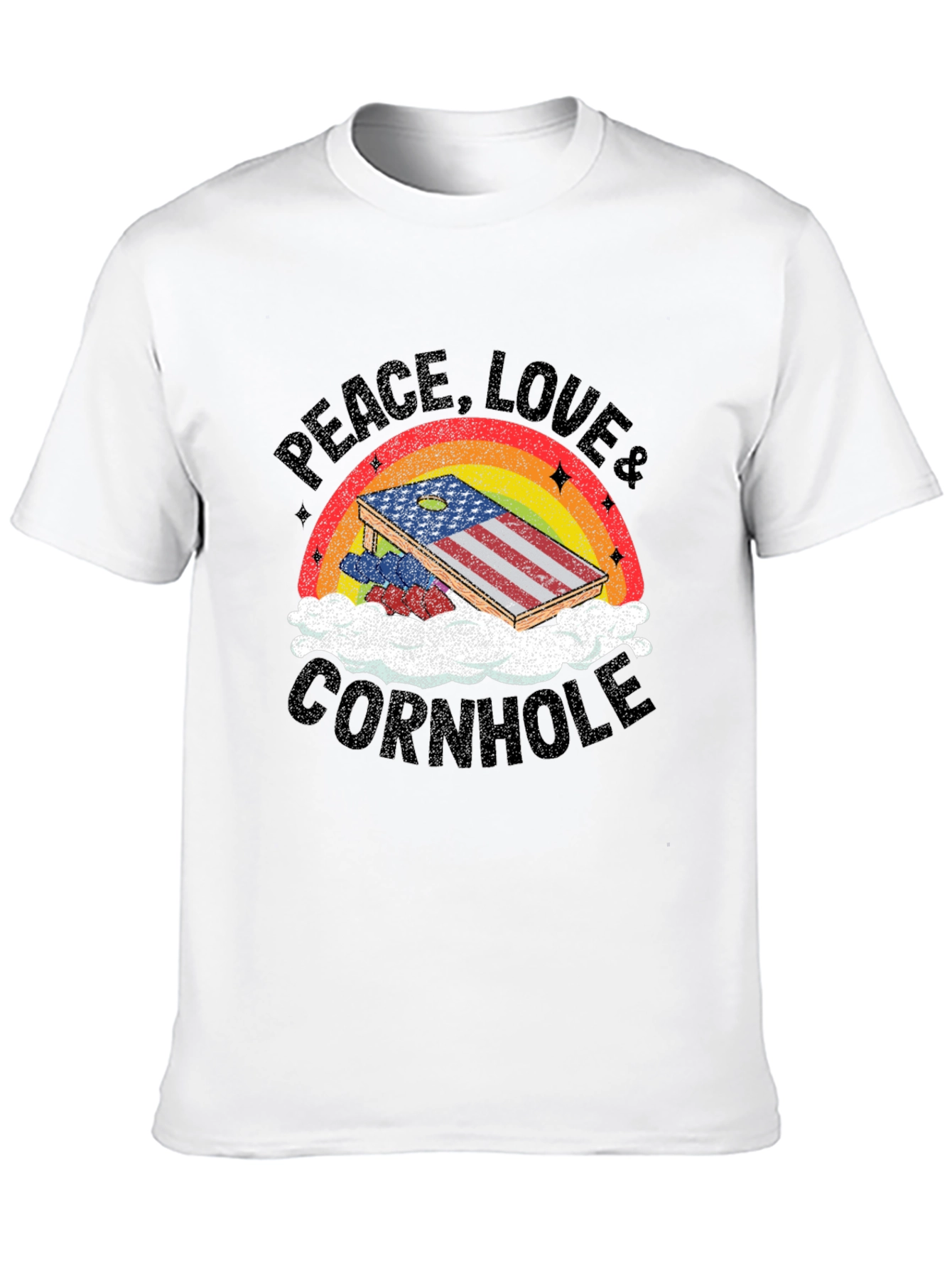 Peace Love & Cornhole T-Shirt