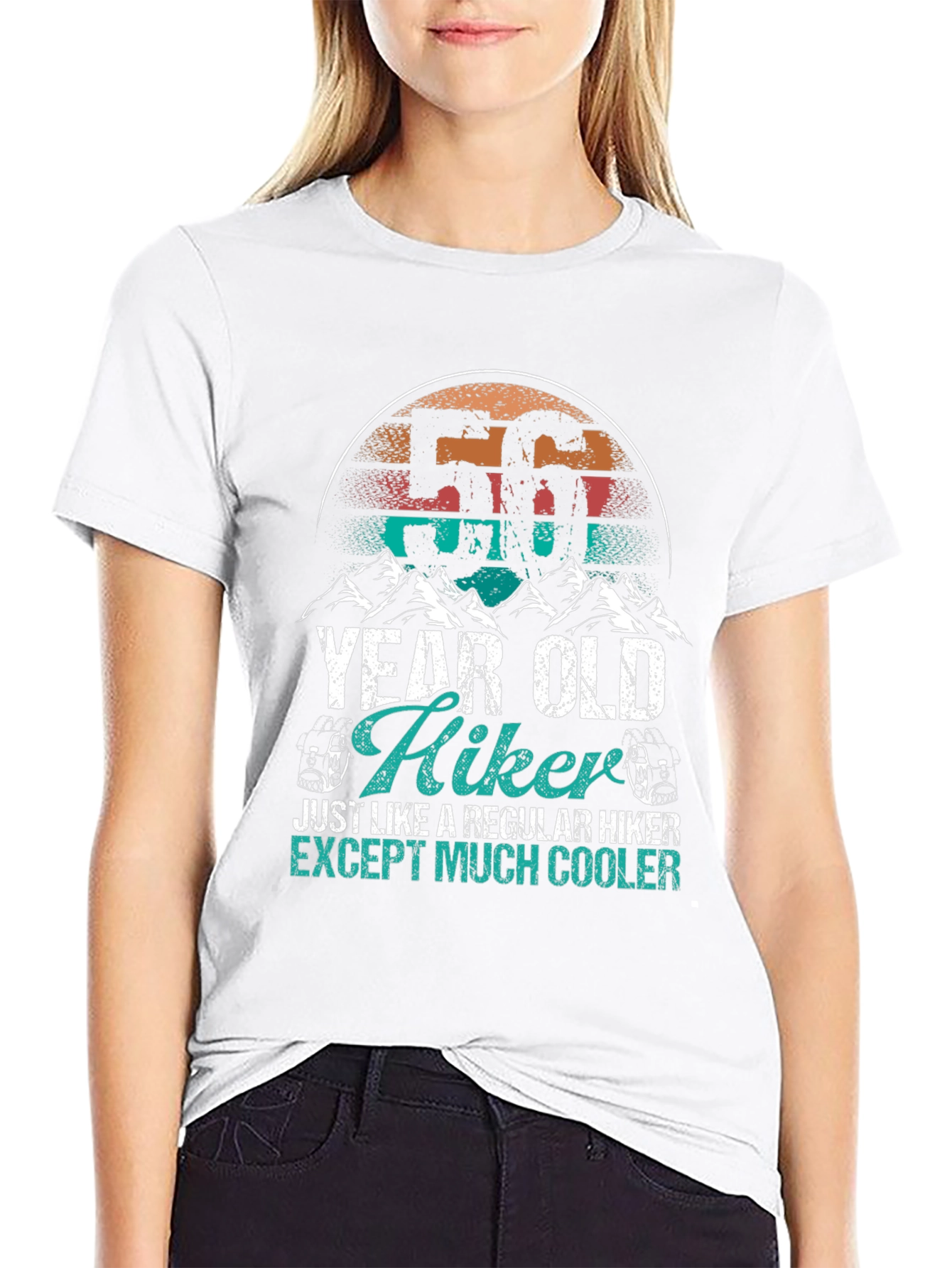 56 Year Old Hiker Graphic Tee