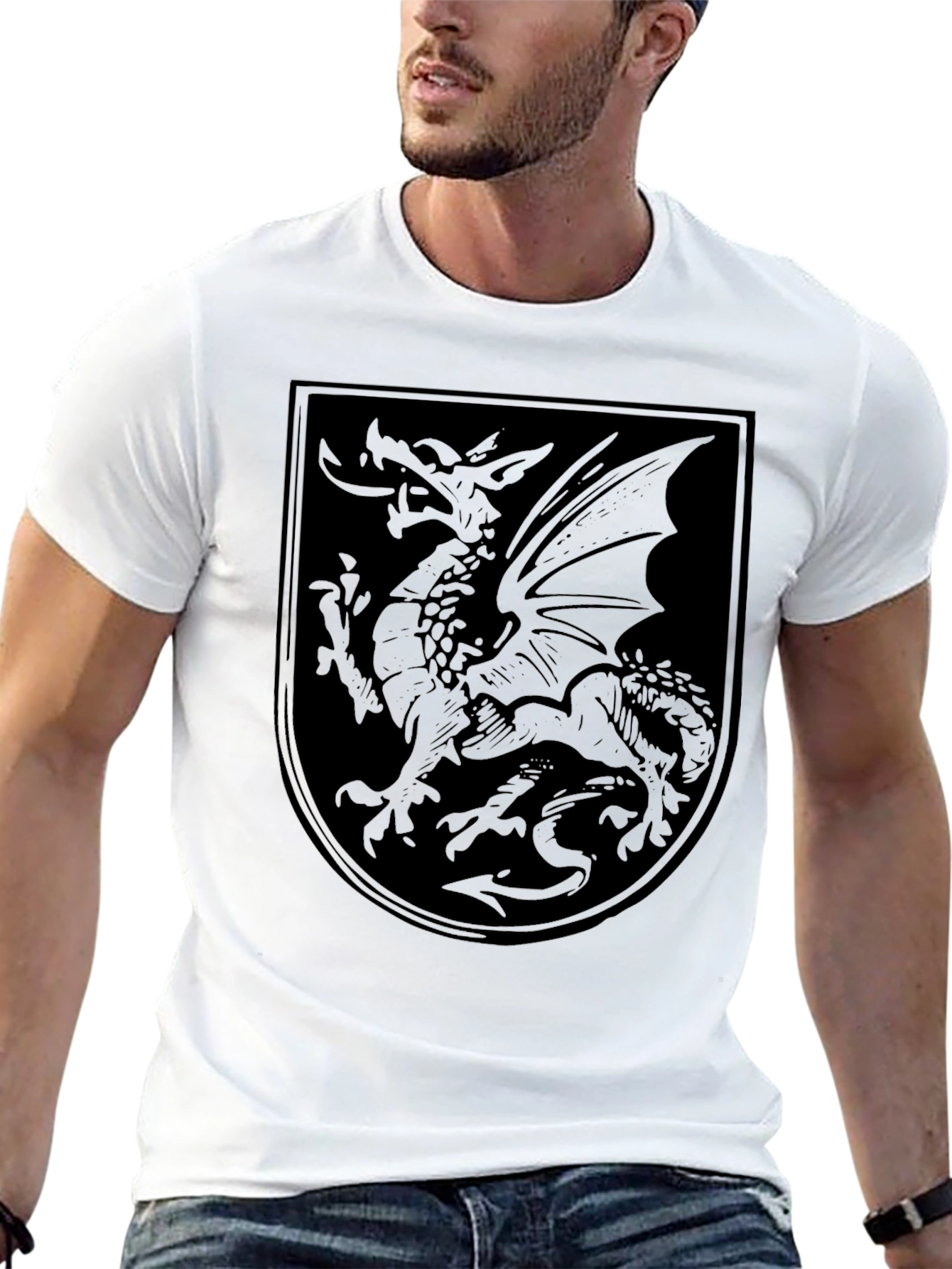 Dragon Crest Black T-Shirt