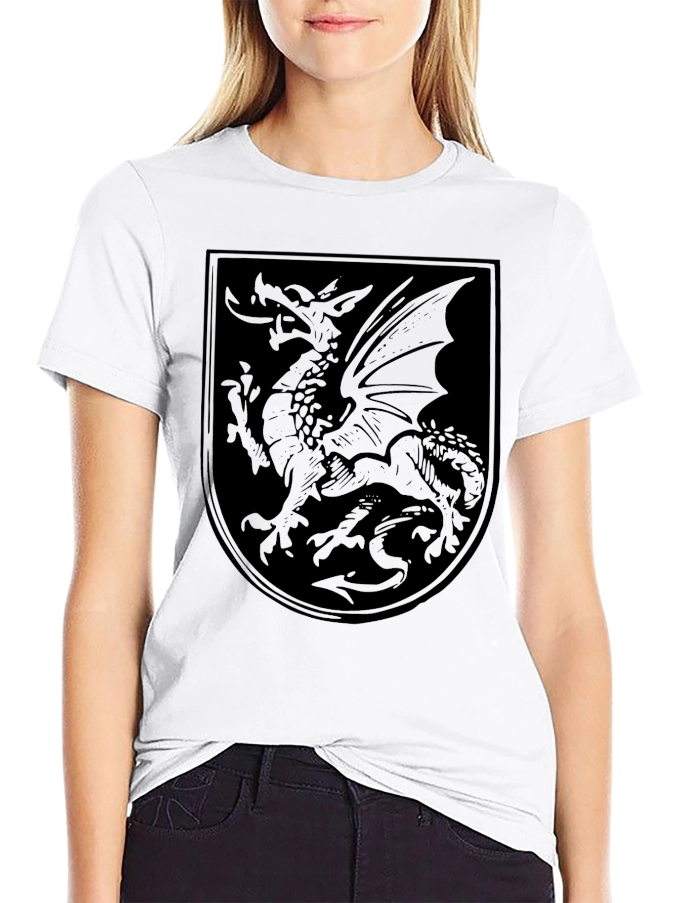 Dragon Crest Black T-Shirt