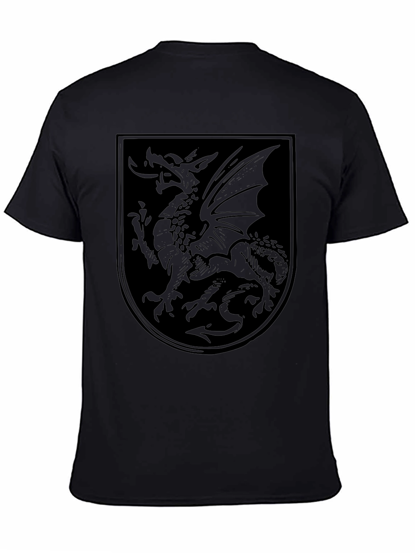 Dragon Crest Black T-Shirt