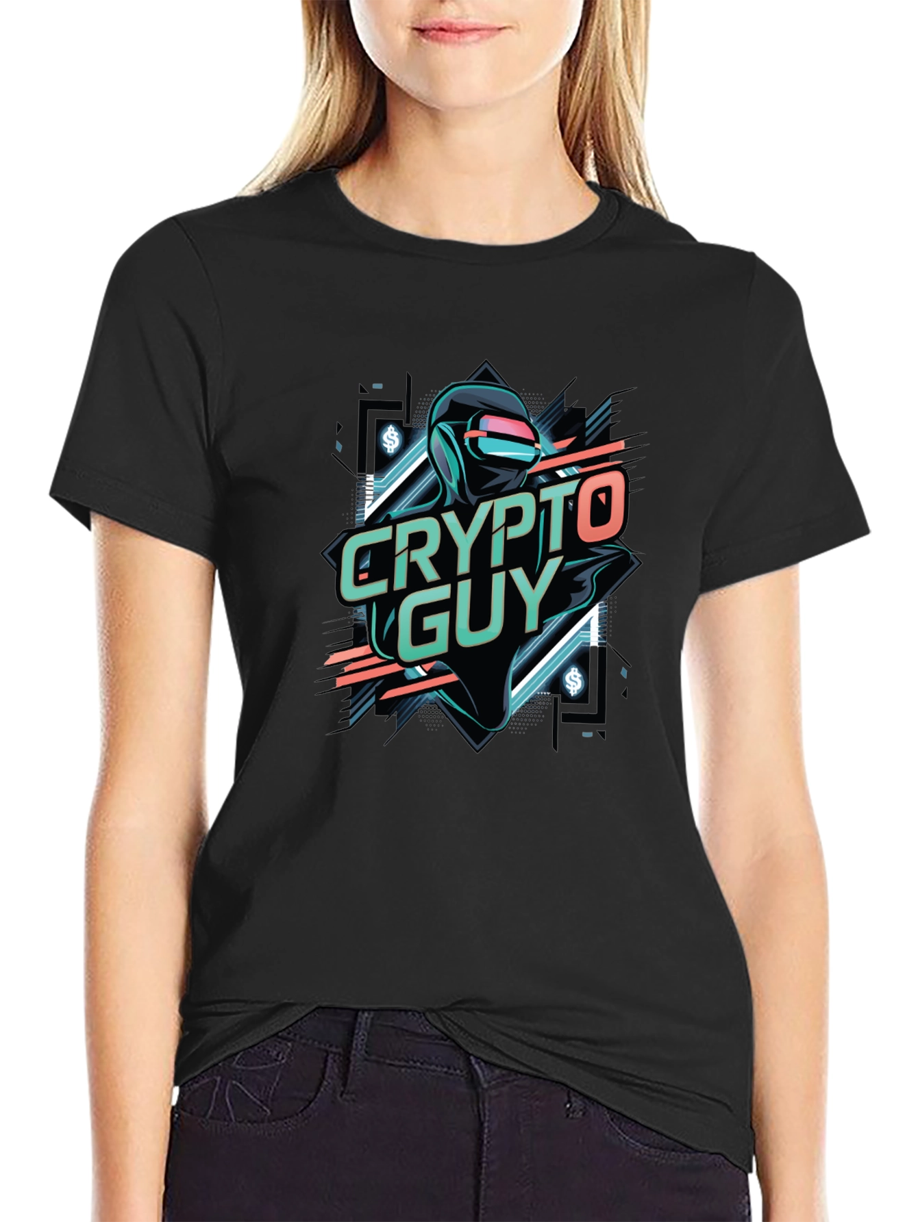 Crypto Guy Black T-Shirt