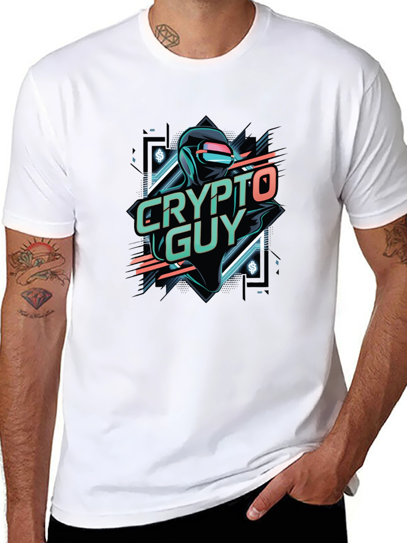 Crypto Guy Black T-Shirt